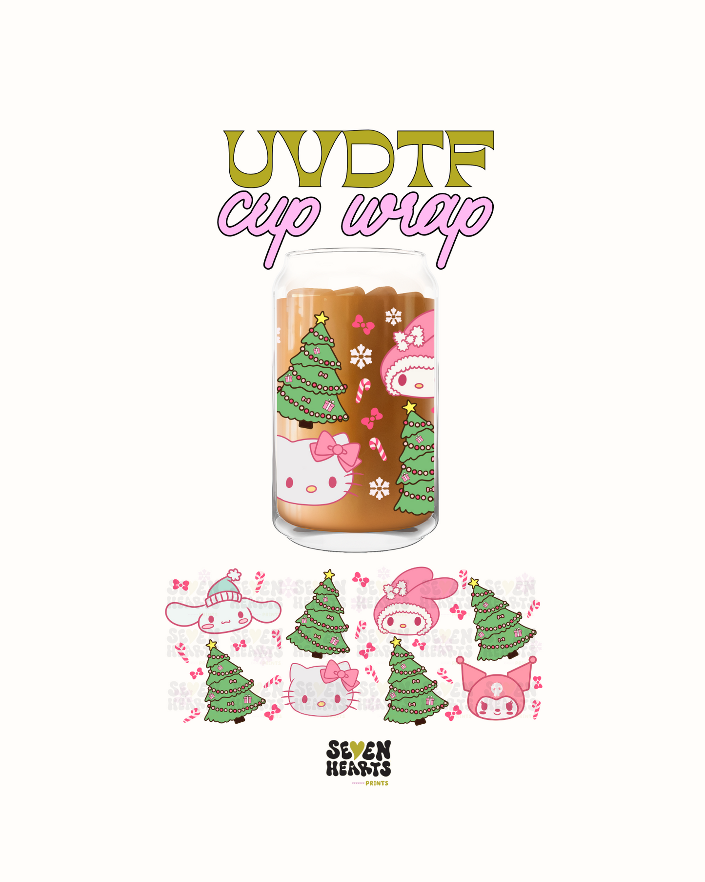 kitty xmas - UVDTF