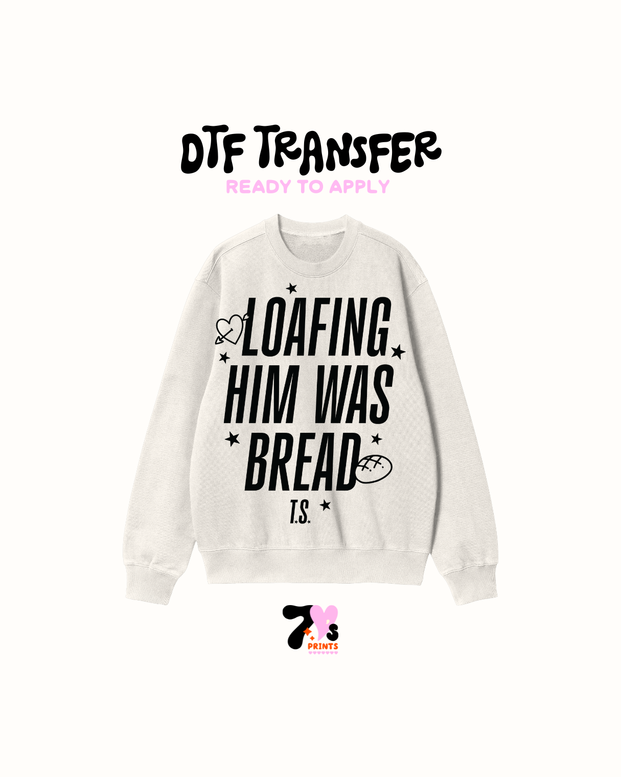 Loafing hime was bread - DTF Transfers