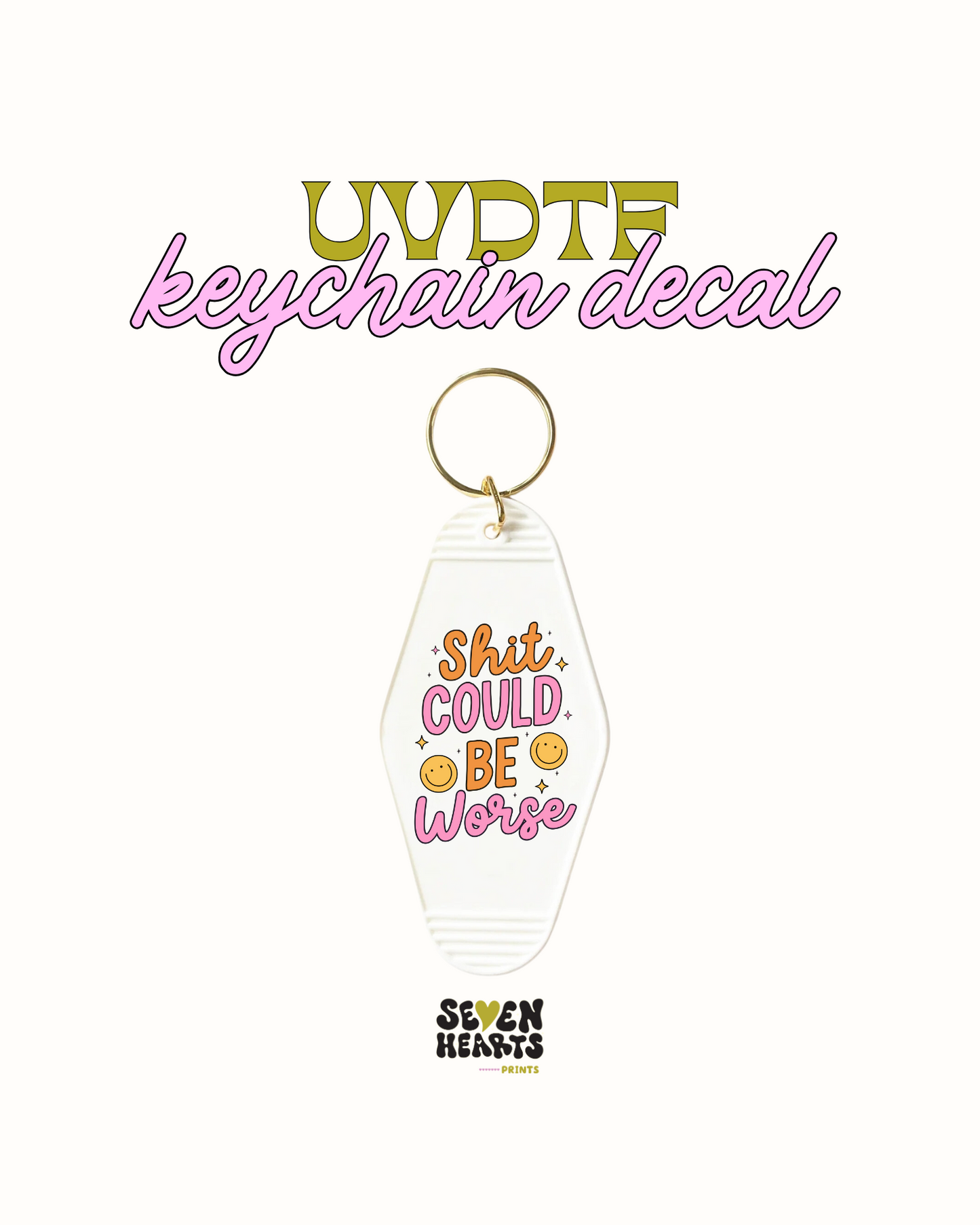 1989 - Juego de 5 calcomanías para llaveros