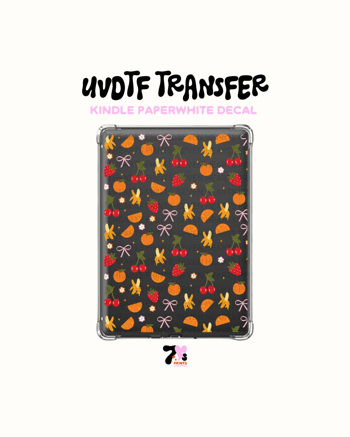 Fruits - UVDTF Kindle Decal