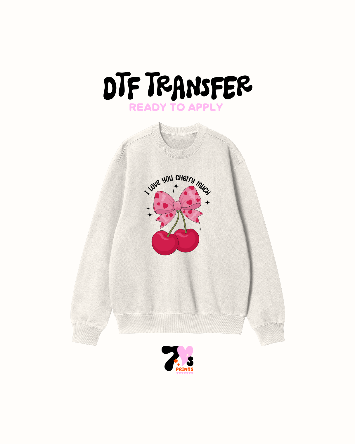 I love you cherry much - DTF Transfer