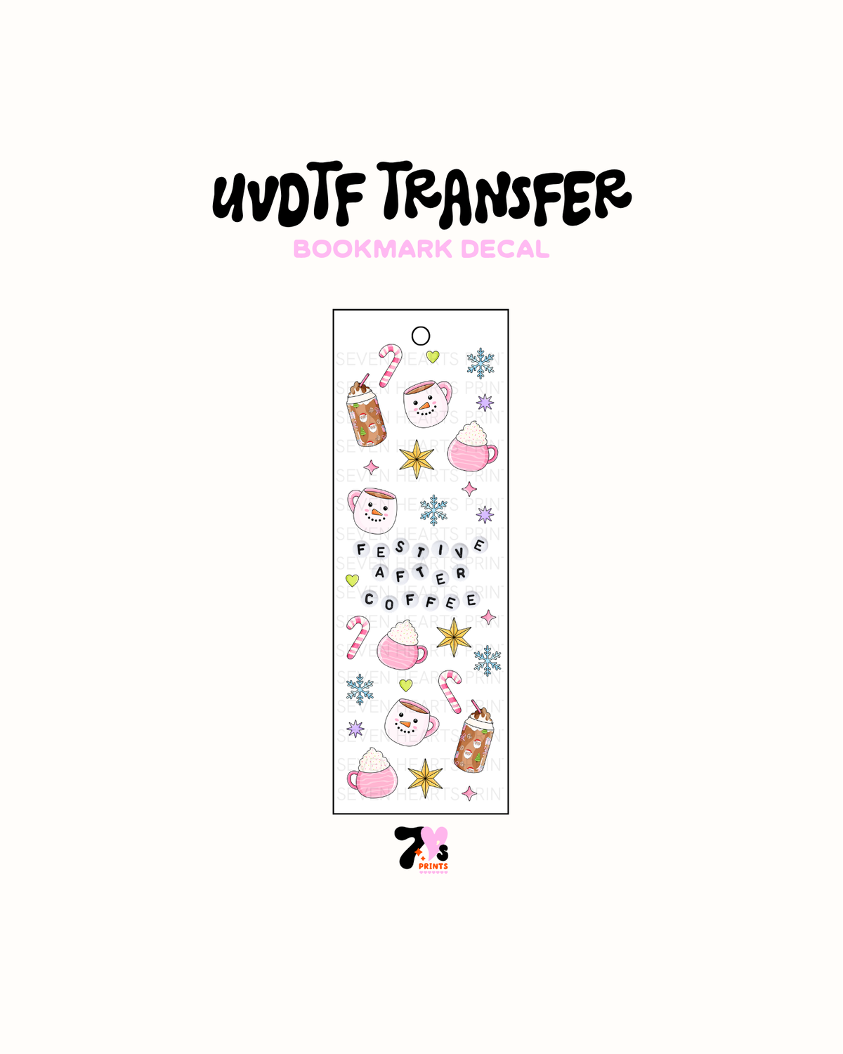 UVDTF Bookmark Decal #382