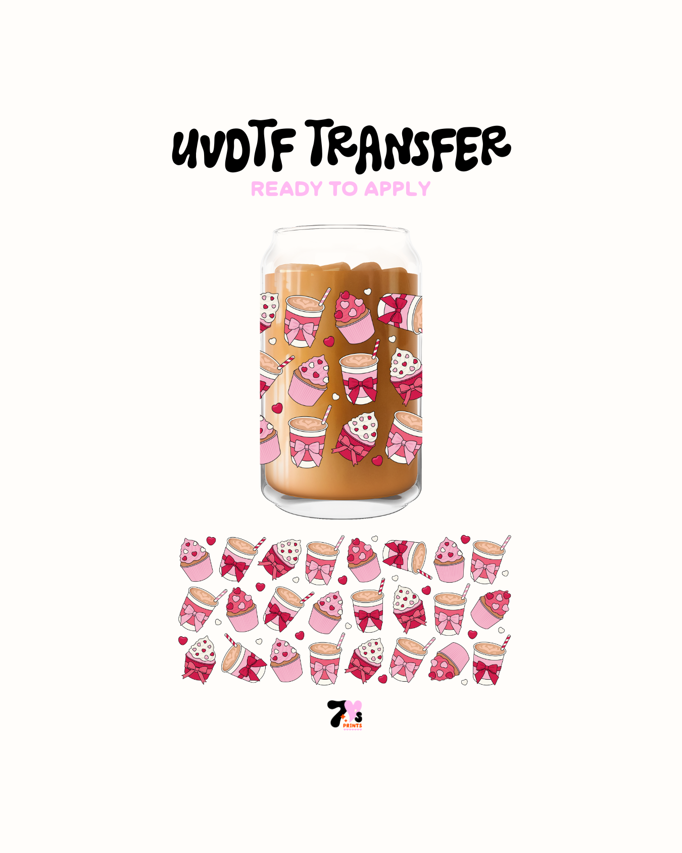 Coffee and cakes - UVDTF Wrap