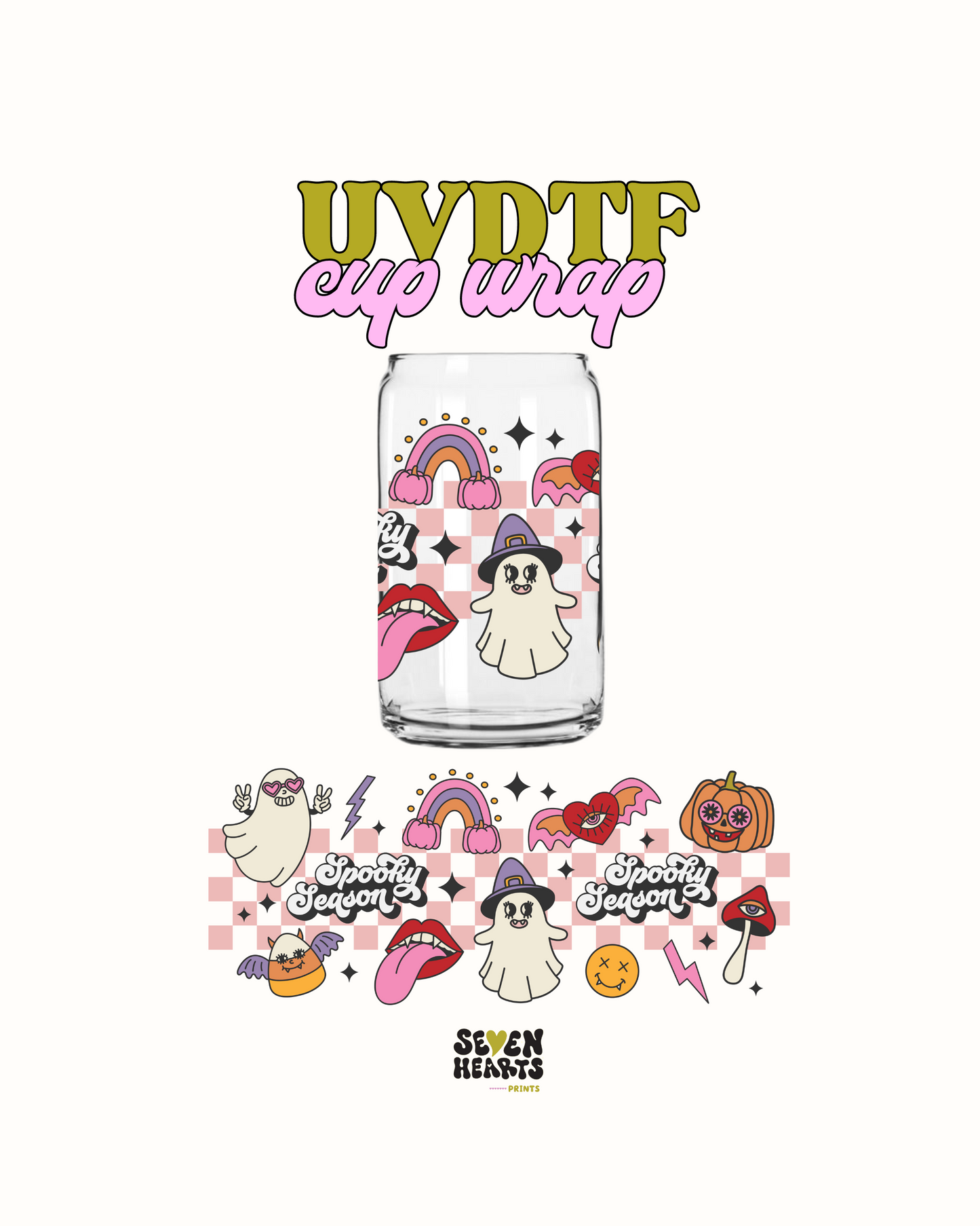 Retro espeluznante - UV DTF