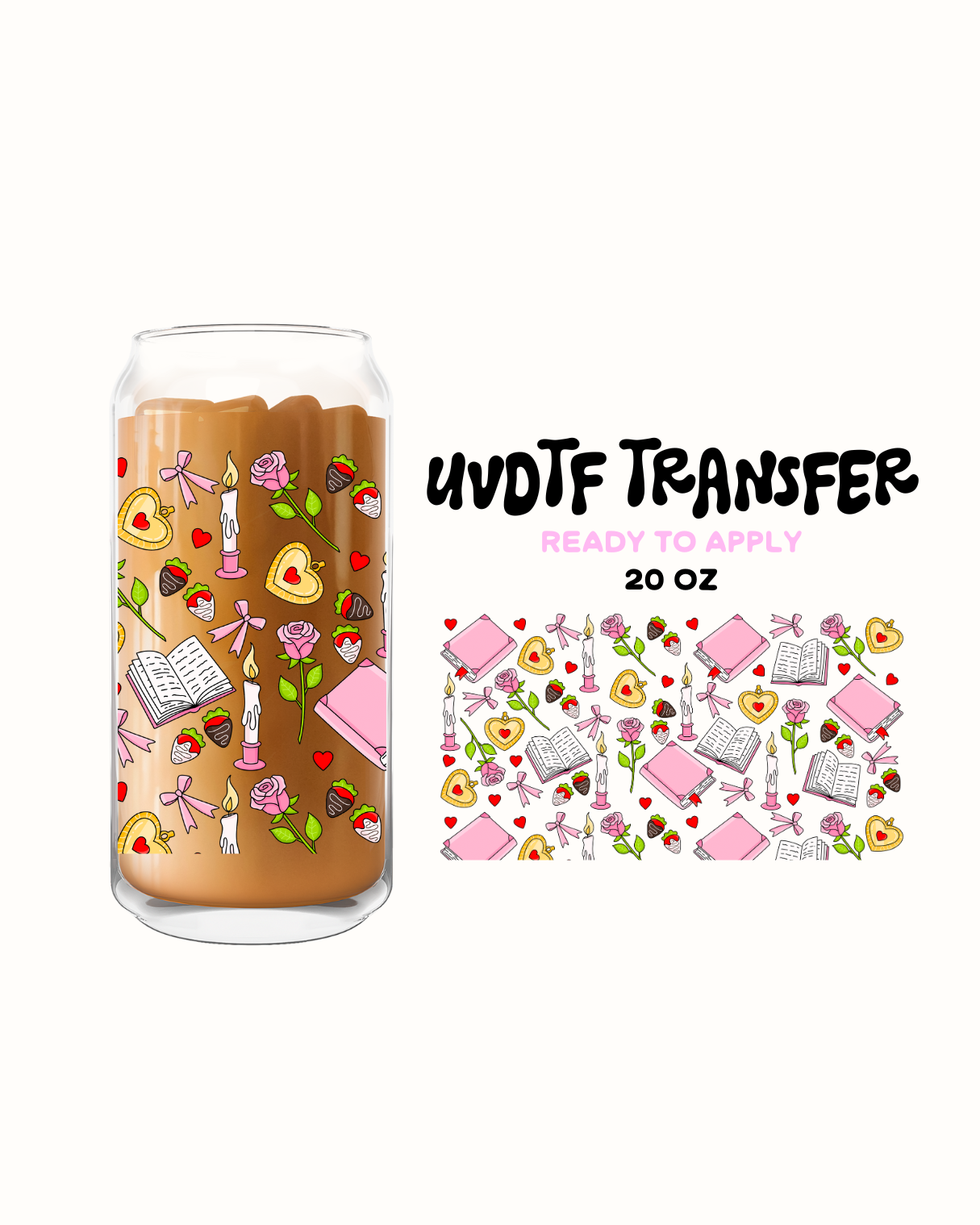 Romance - UVDTF 20oz Cup Wrap