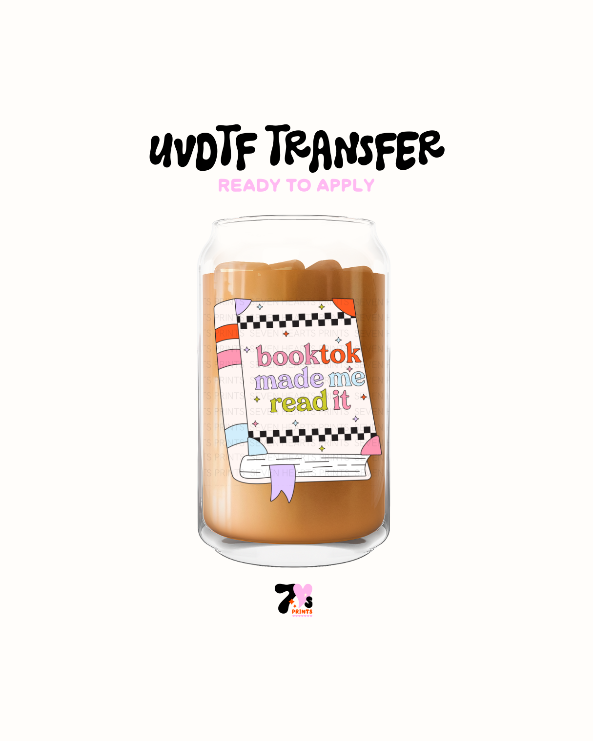 Booktok made me do it - UVDTF Decal
