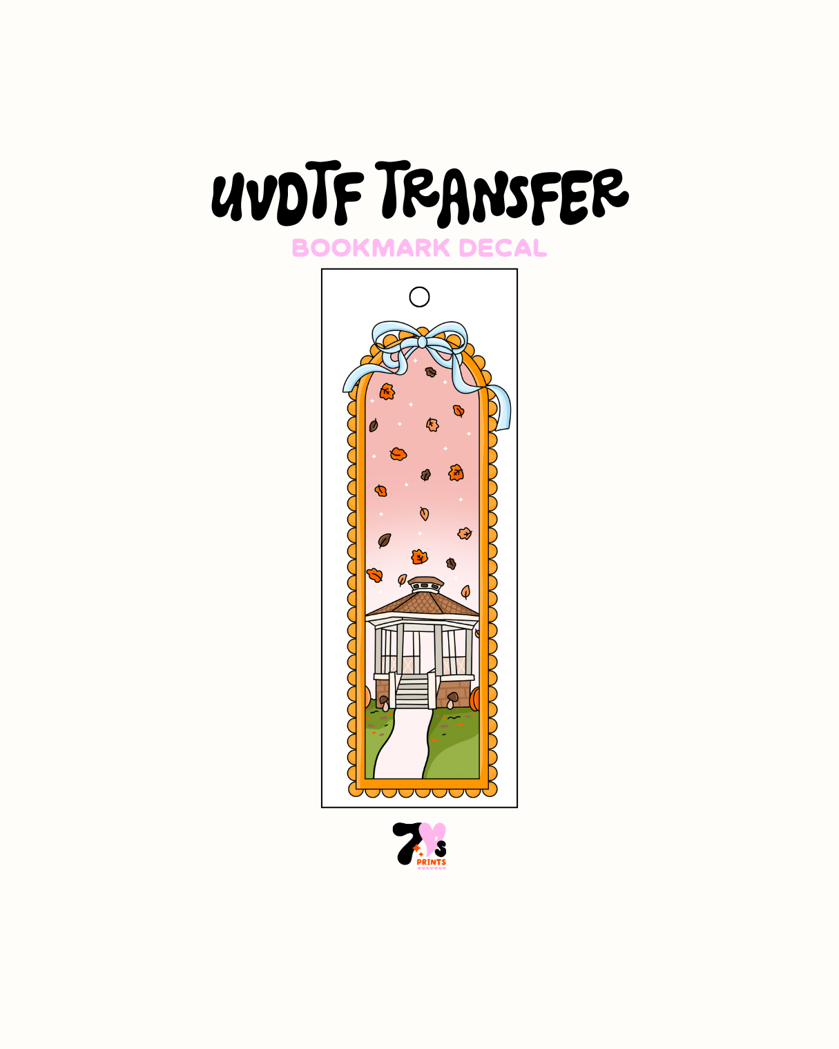 Stars Hollow - UVDTF Bookmark Decal