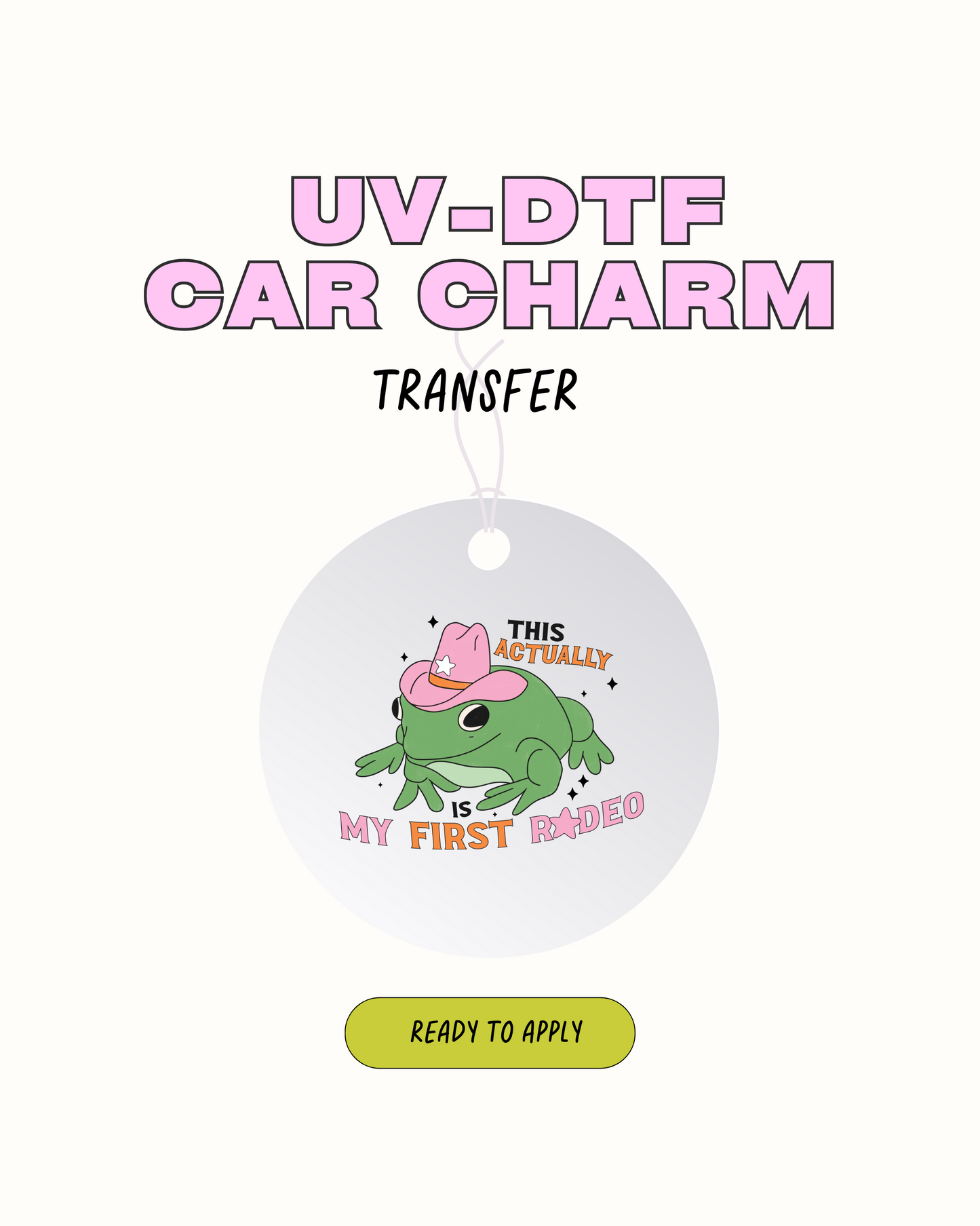 No my first rodeo - Car Charm Decal