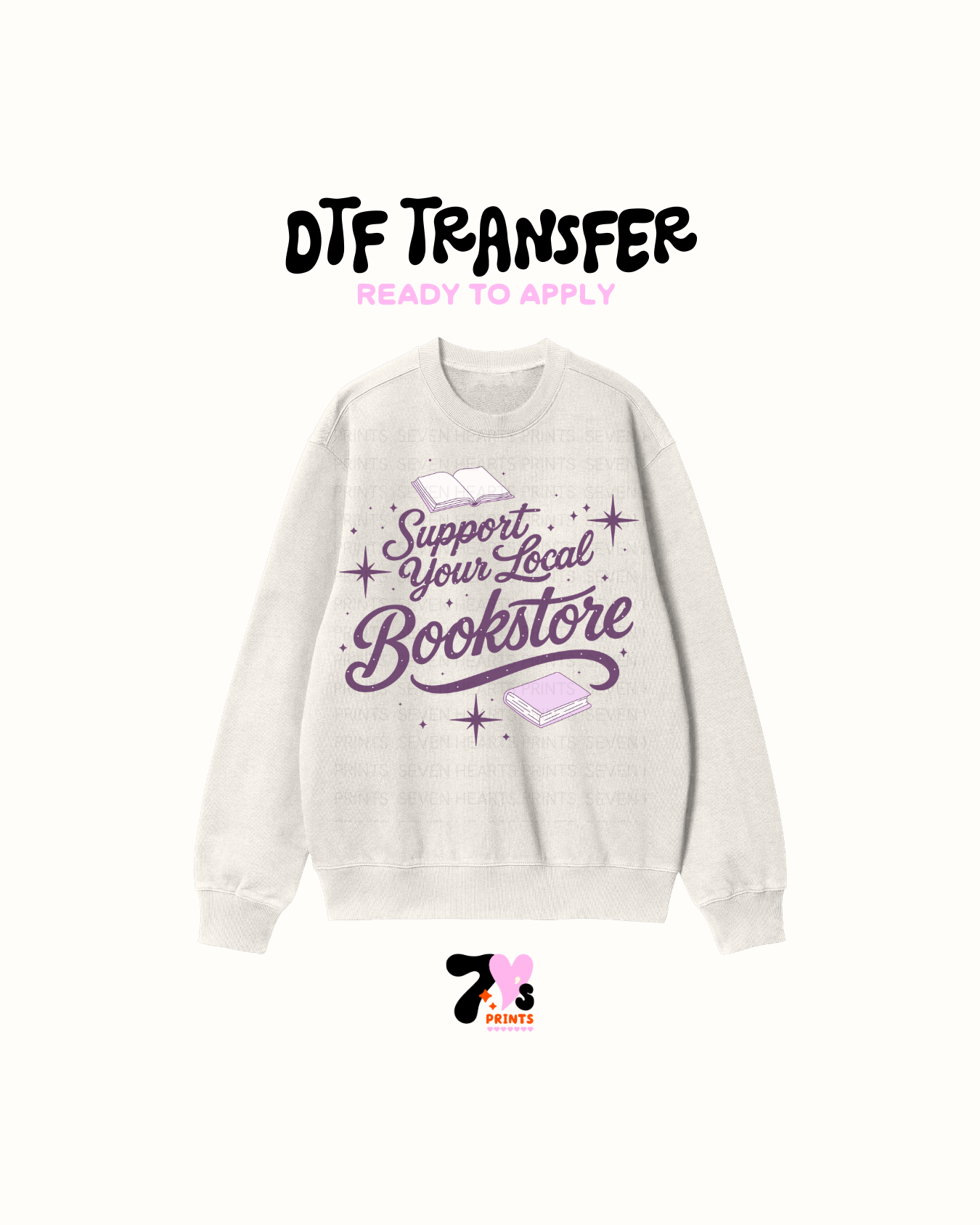 Support your local bookstore- DTF Transfers
