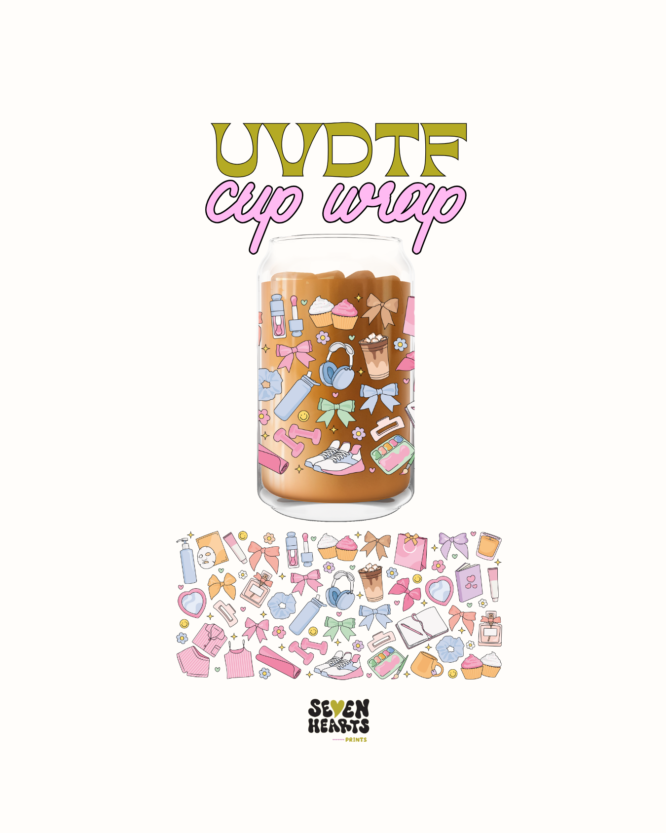 Selfcare girly- UVDTF Wrap