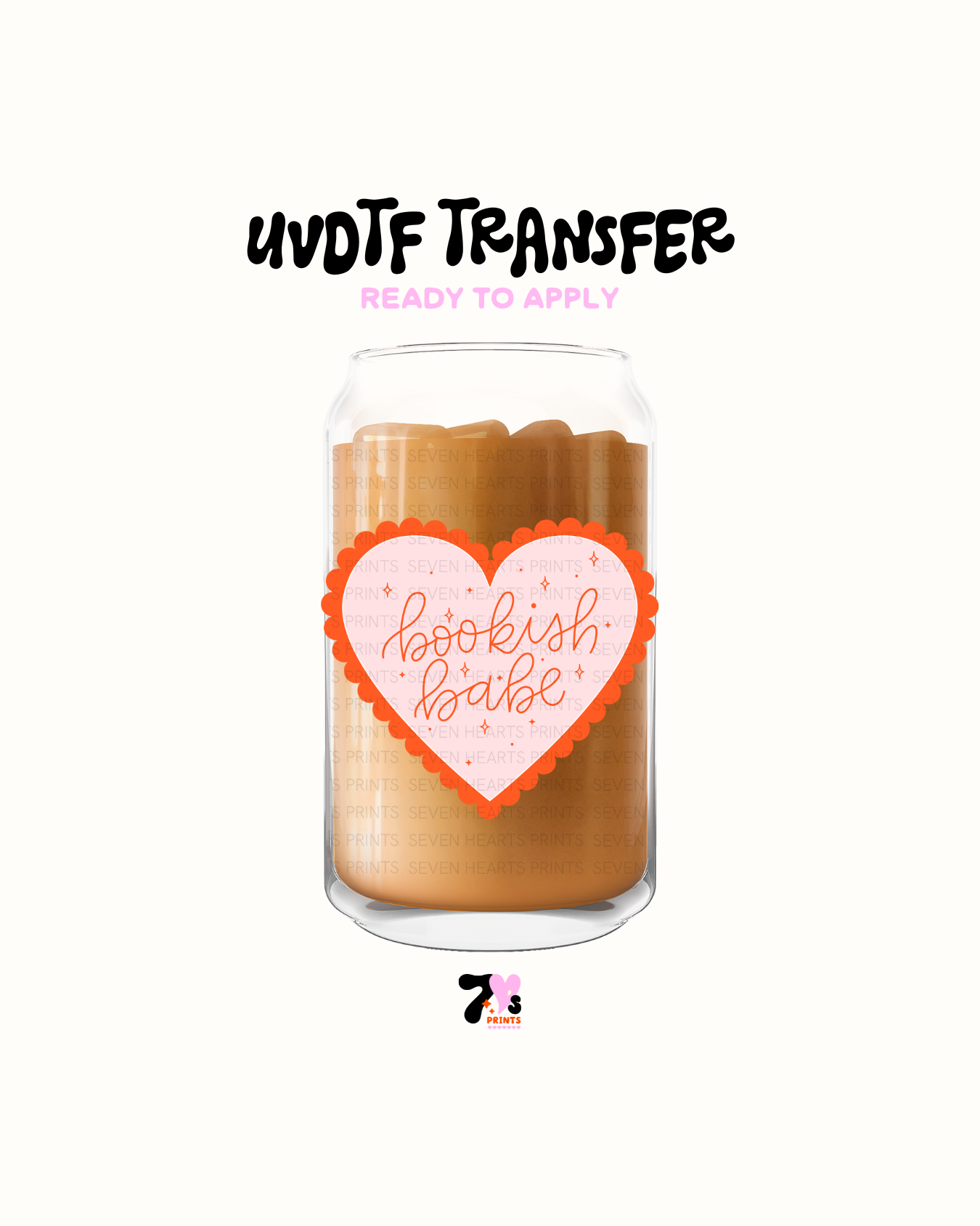 Bookish Babe Orange - UVDTF Decal