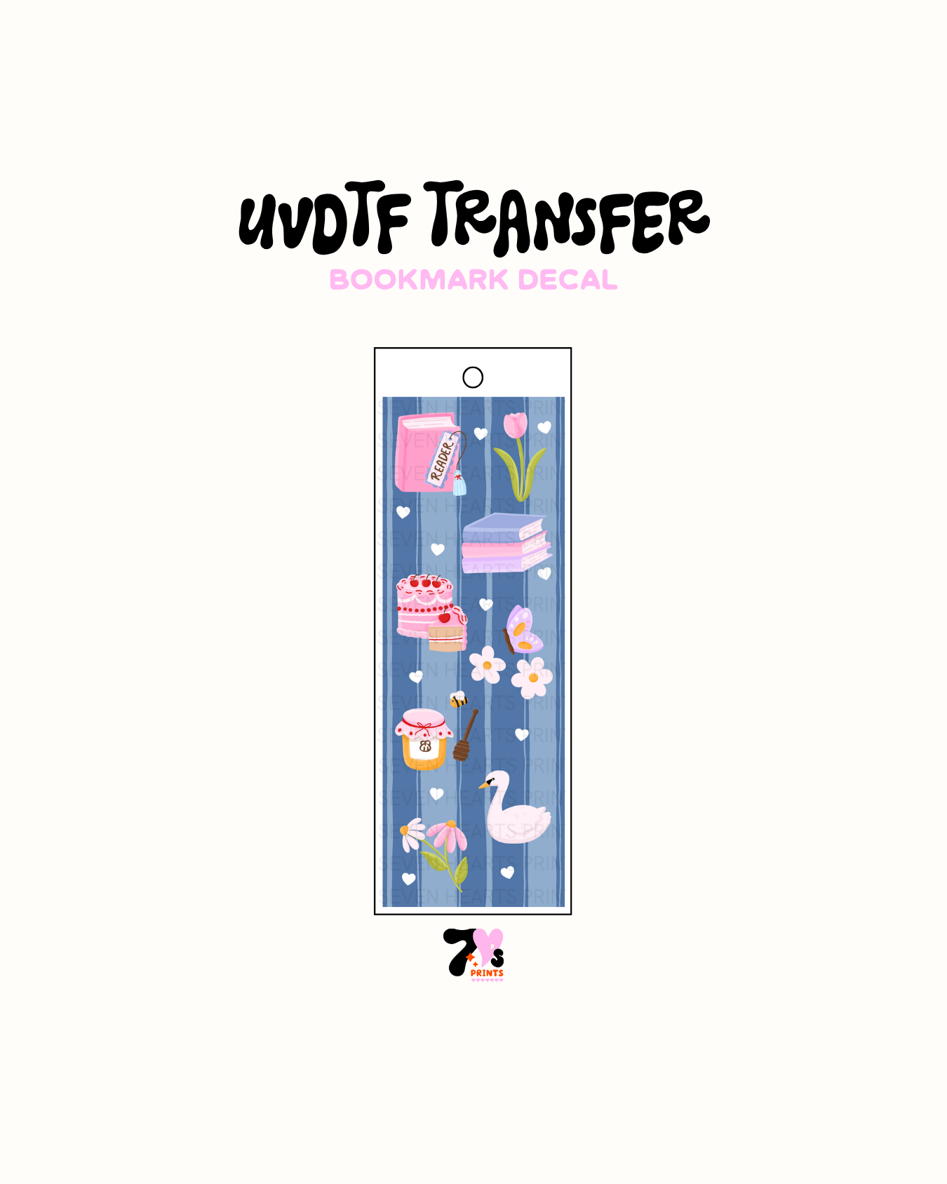 #299 UVDTF Bookmark Decal 1.8