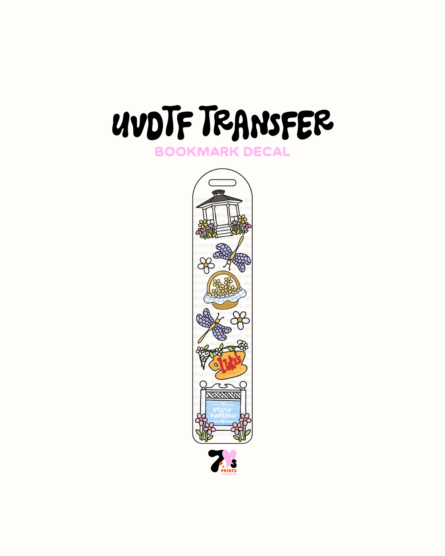 #176 UVDTF Bookmark Decal 1.1