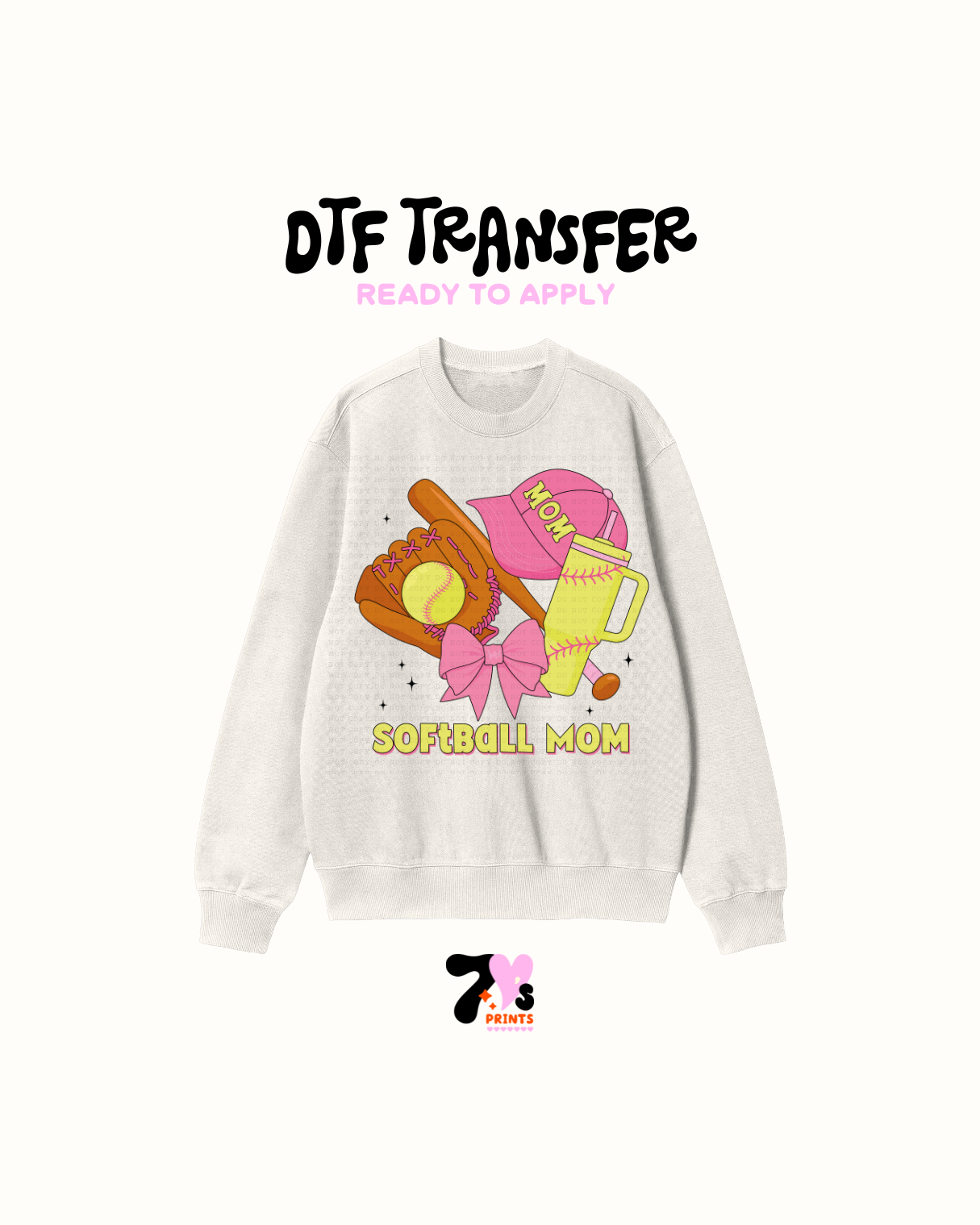 Softball Mom - DTF Transfer