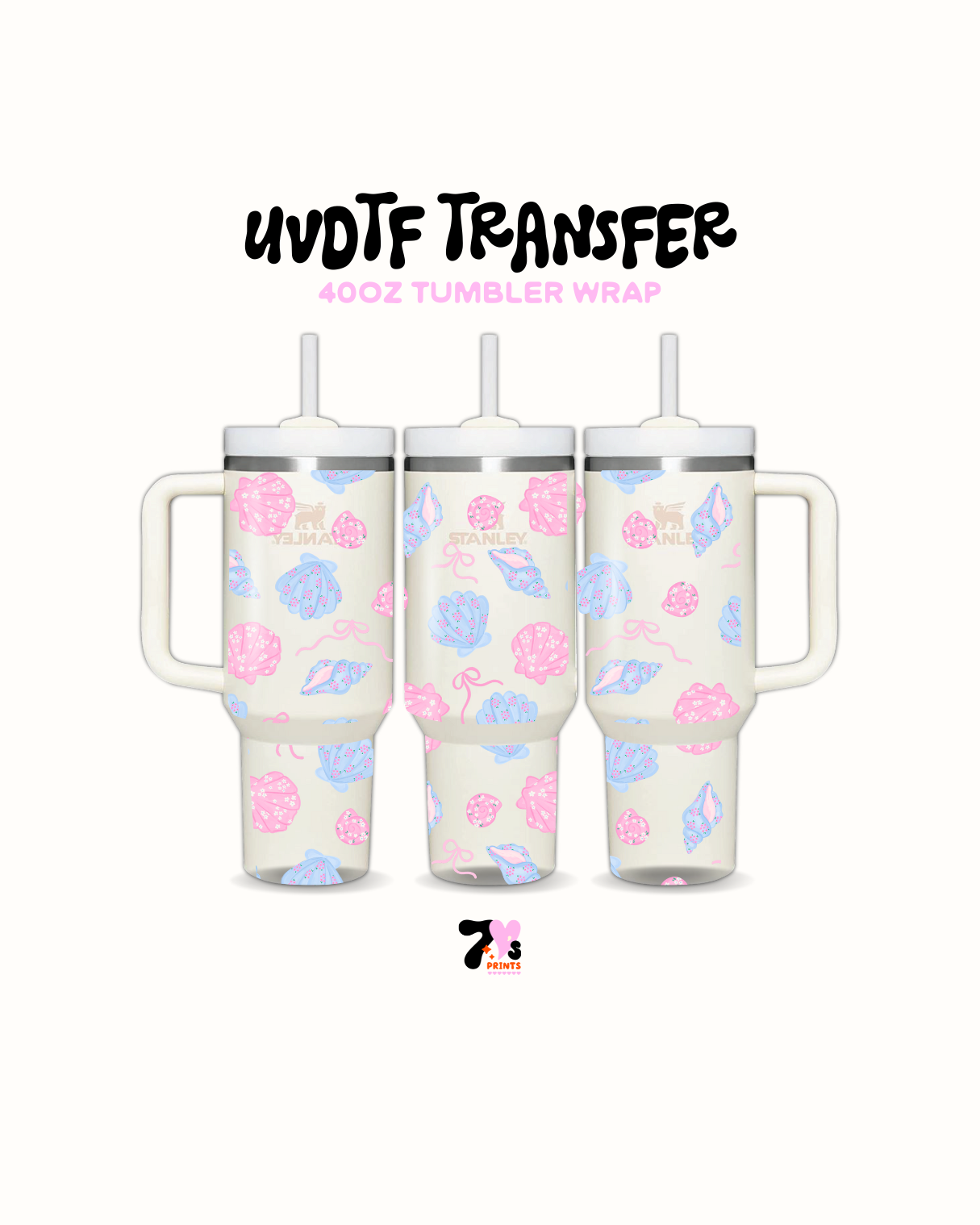 Sea Shells - UVDTF Wrap