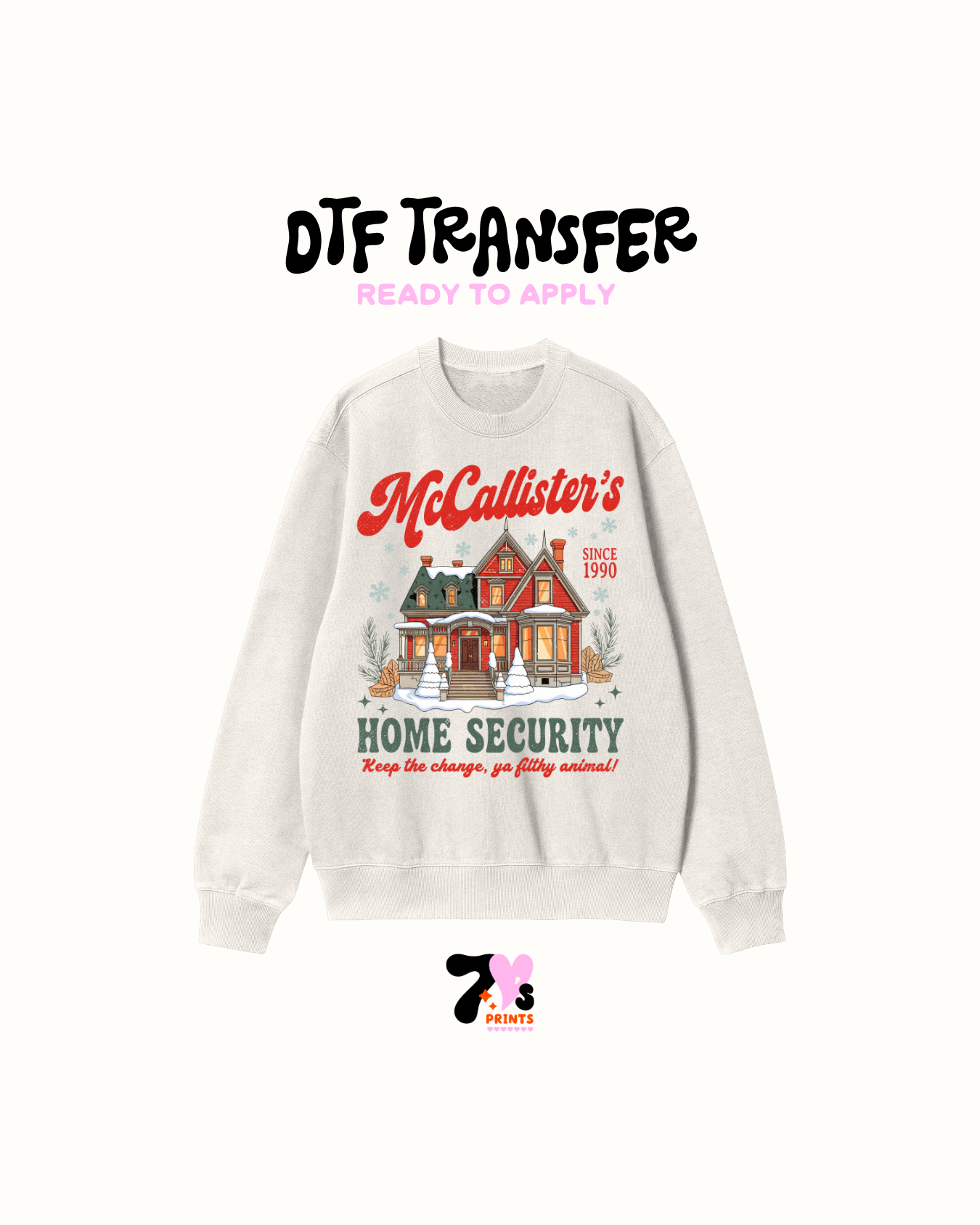 Home security - DTF Transfers