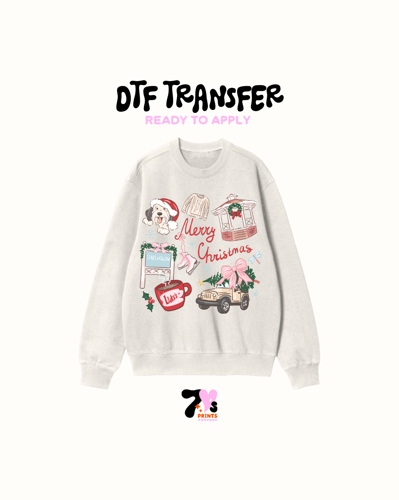 Merry xmas lukes - DTF Transfers