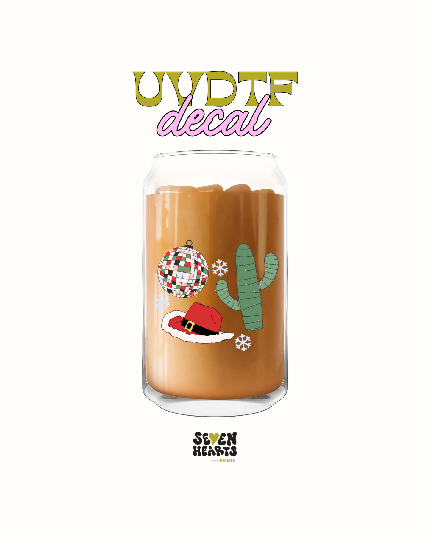 Christmas howdy - UVDTF Decal