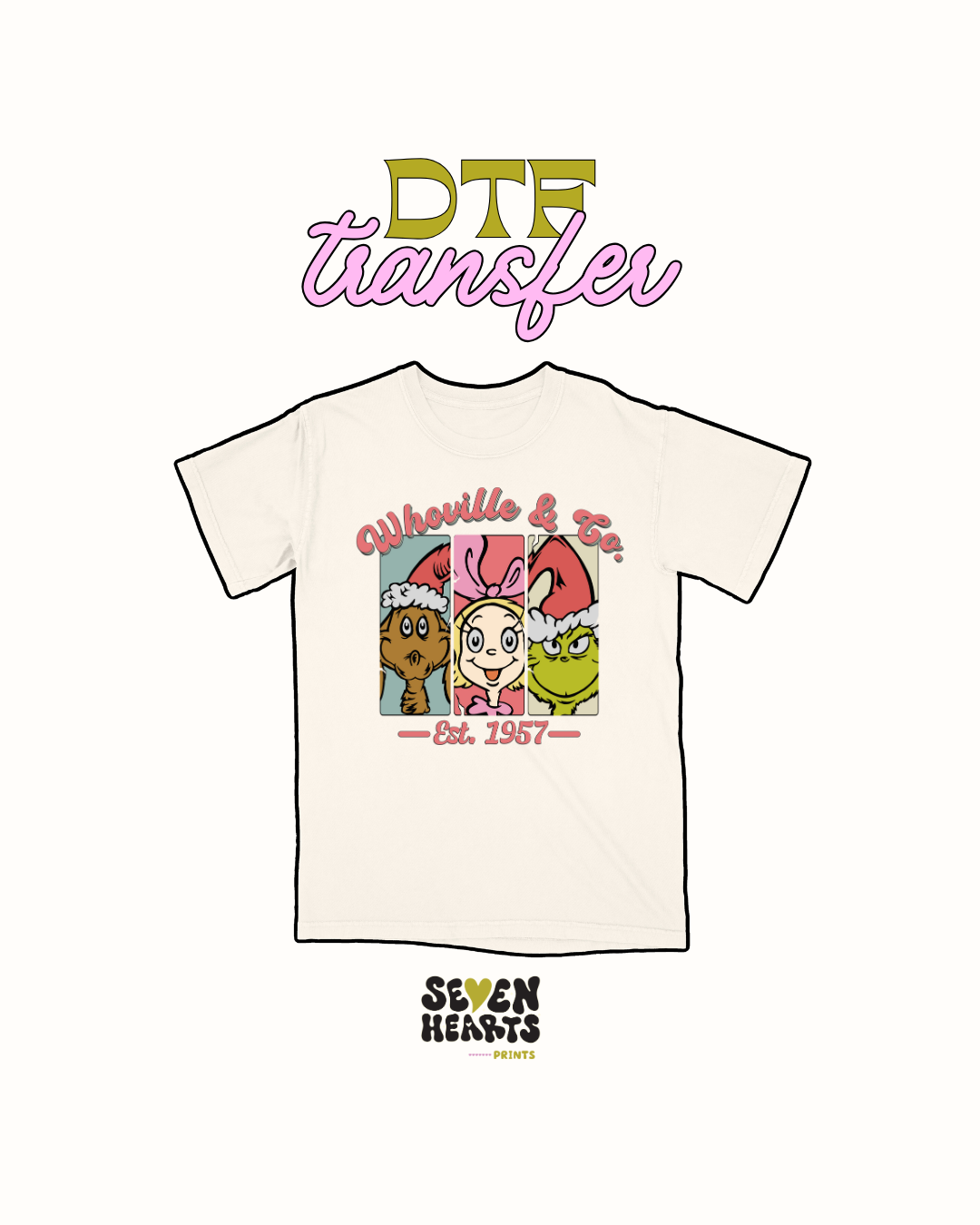 Est 1957 Grinch- DTF Transfers