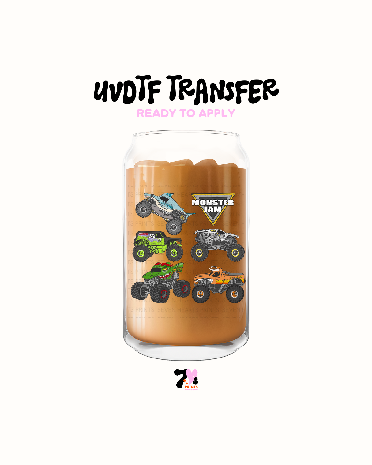Monster Jam - UVDTF Decal