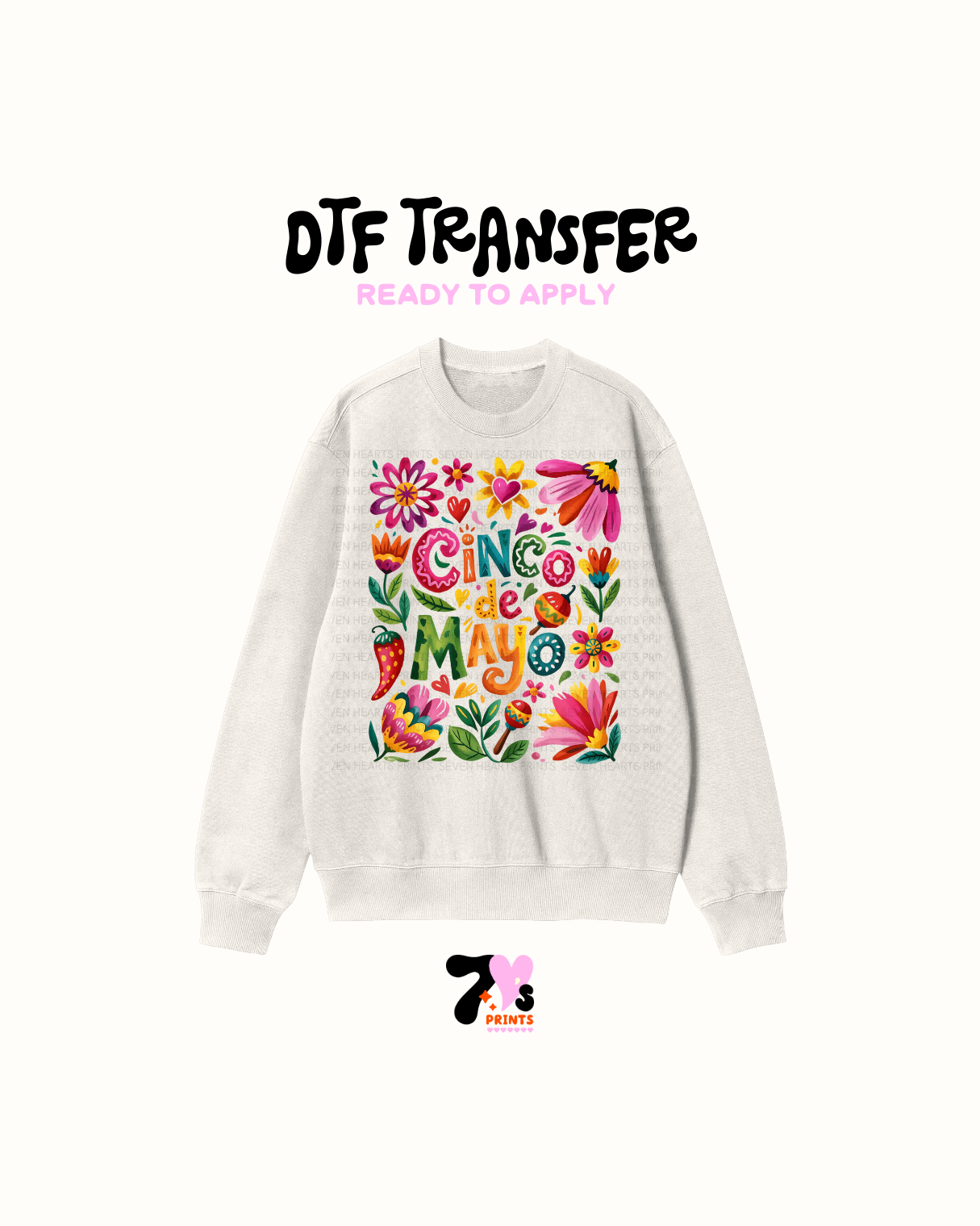 Cinco de mayo DTF Transfers