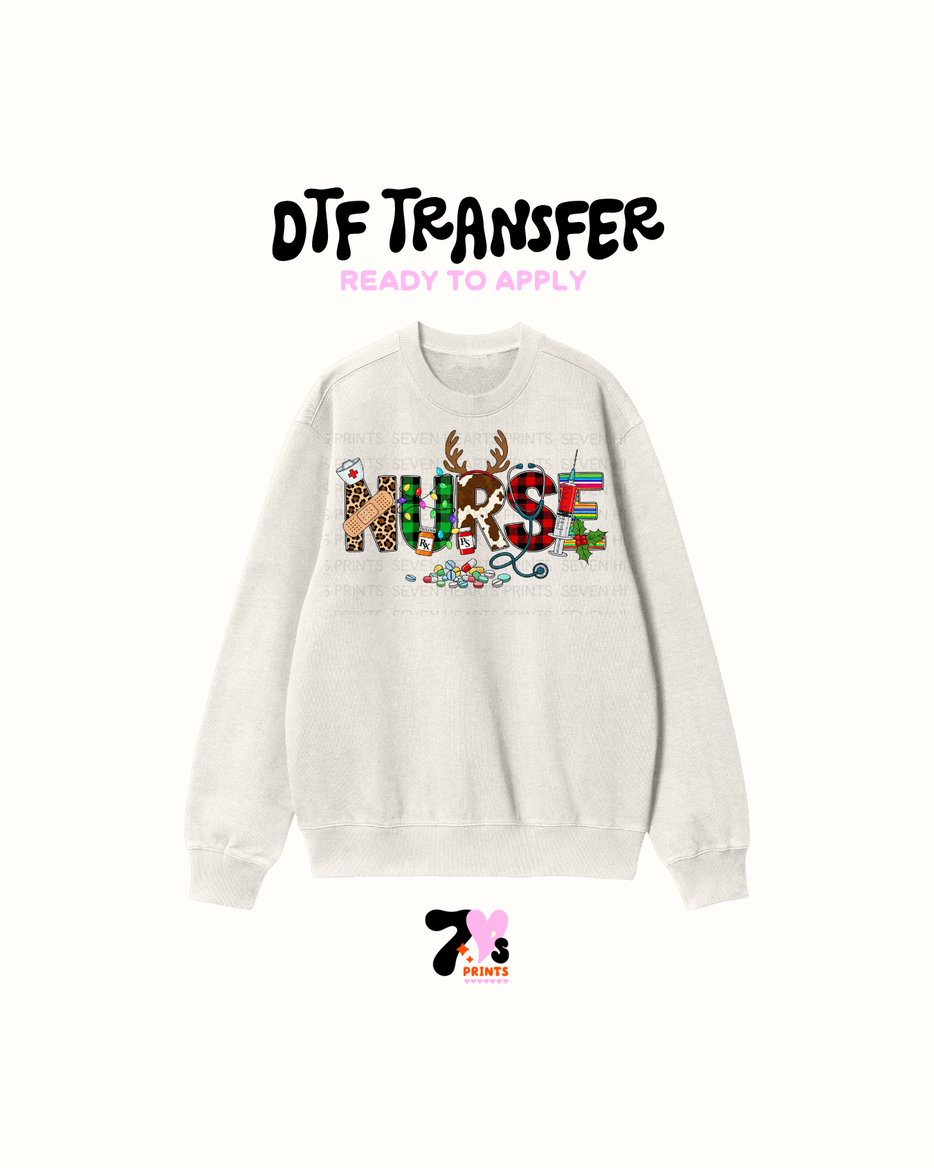 Xmas nurse - DTF Transfers