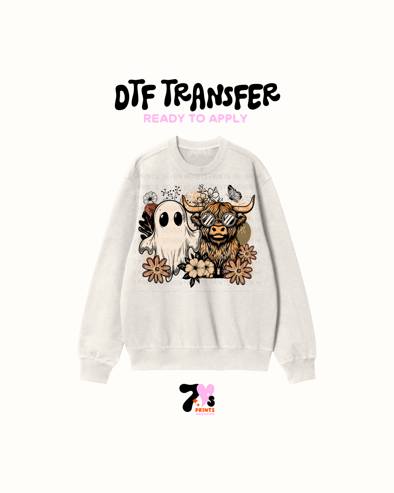 Bull ghosty- DTF Transfers