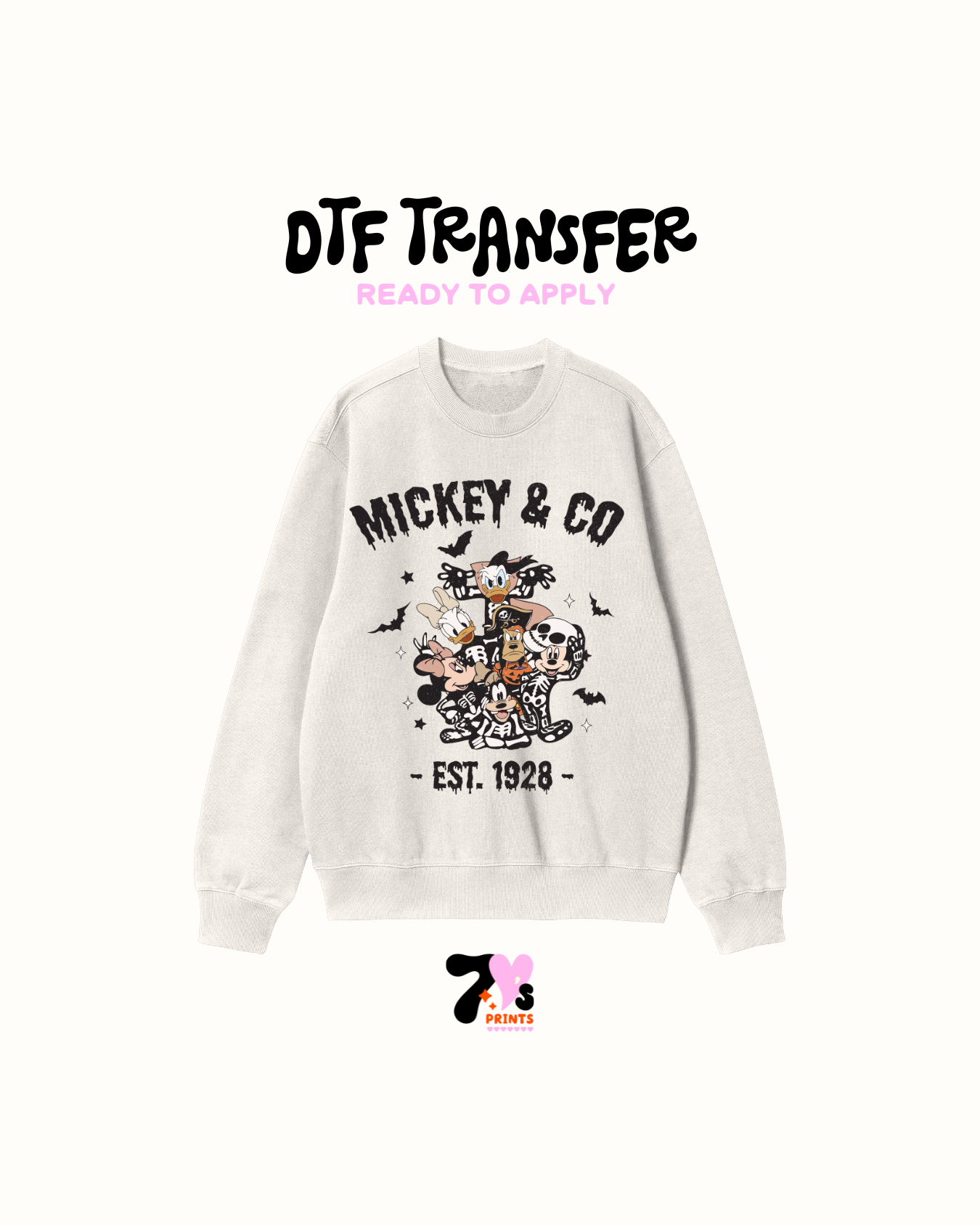 Mouse and co DTF Transfers
