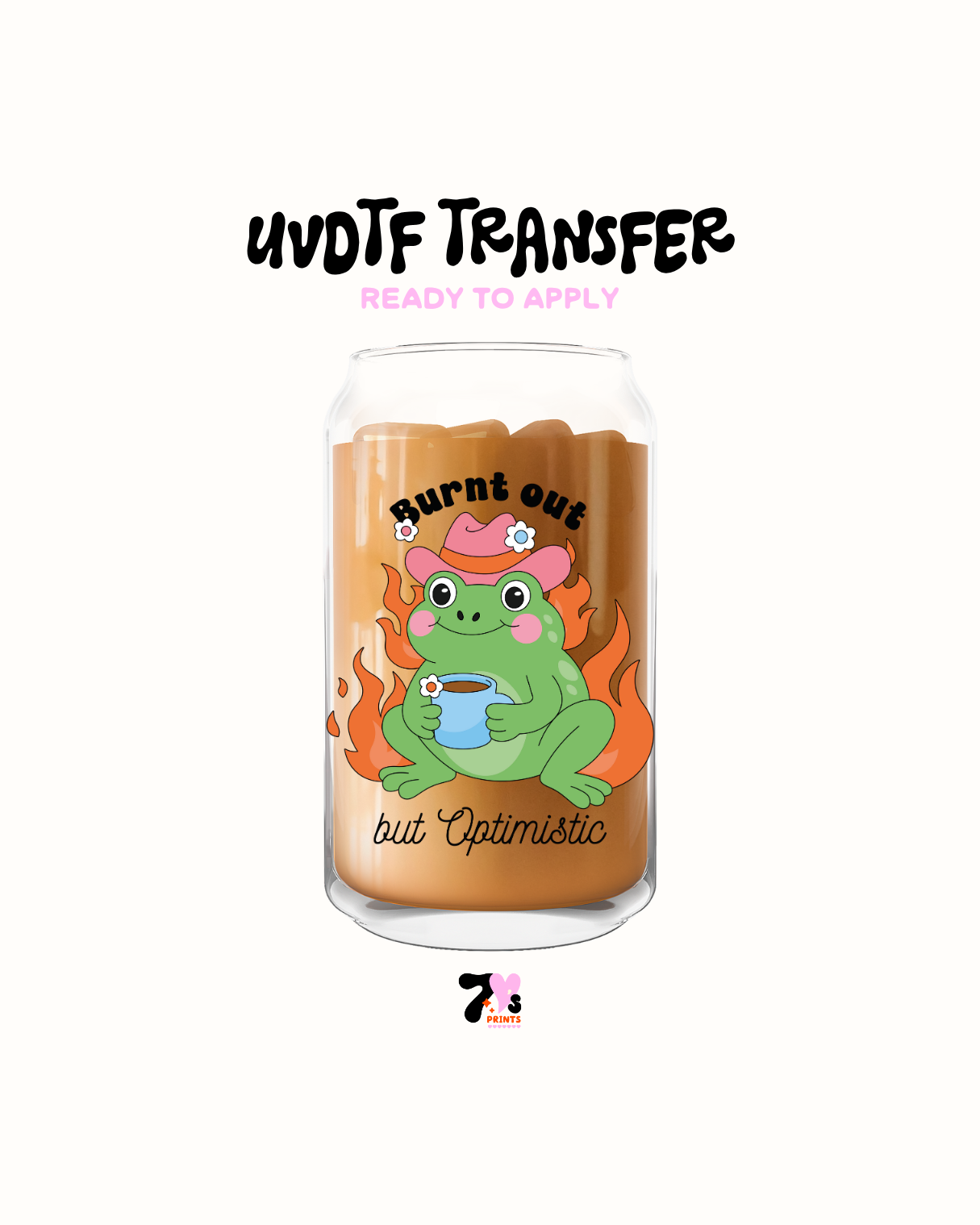 Burnt out - UVDTF Decal