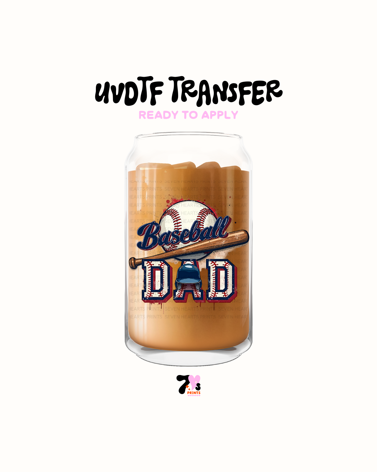 Baseball Dad - UVDTF Decal