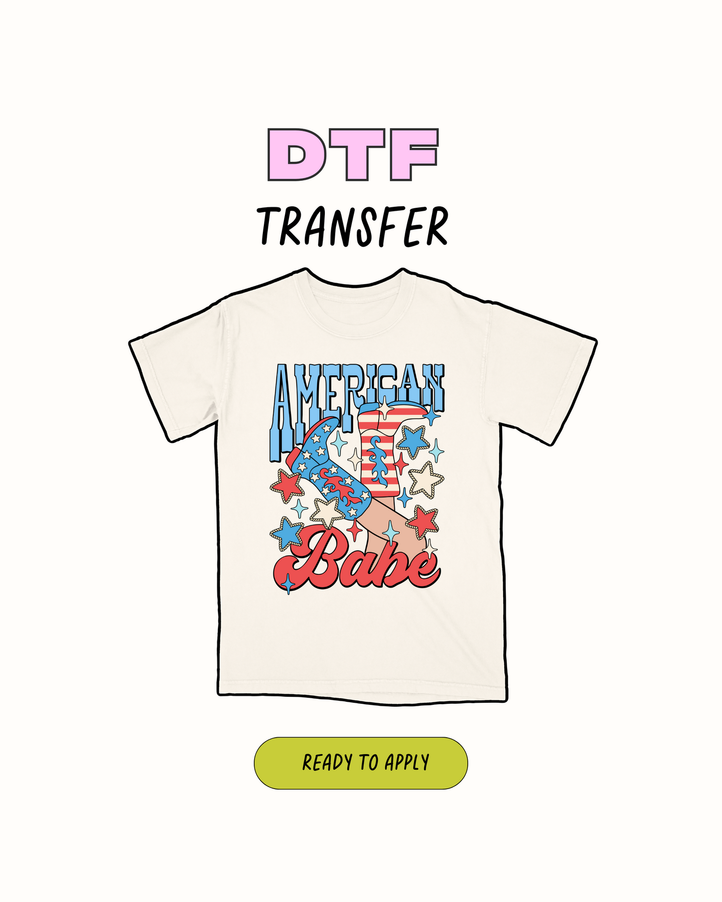 4th of July #18- DTF Transfer
