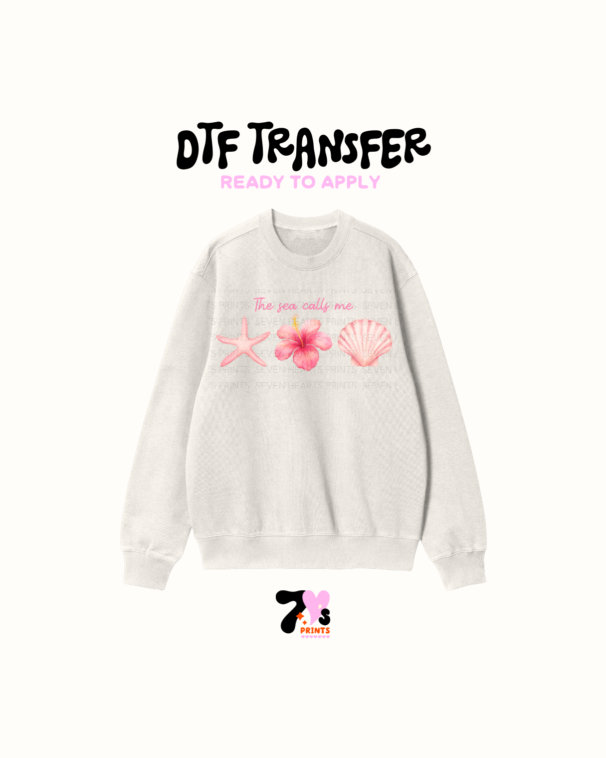The sea call me- DTF Transfer
