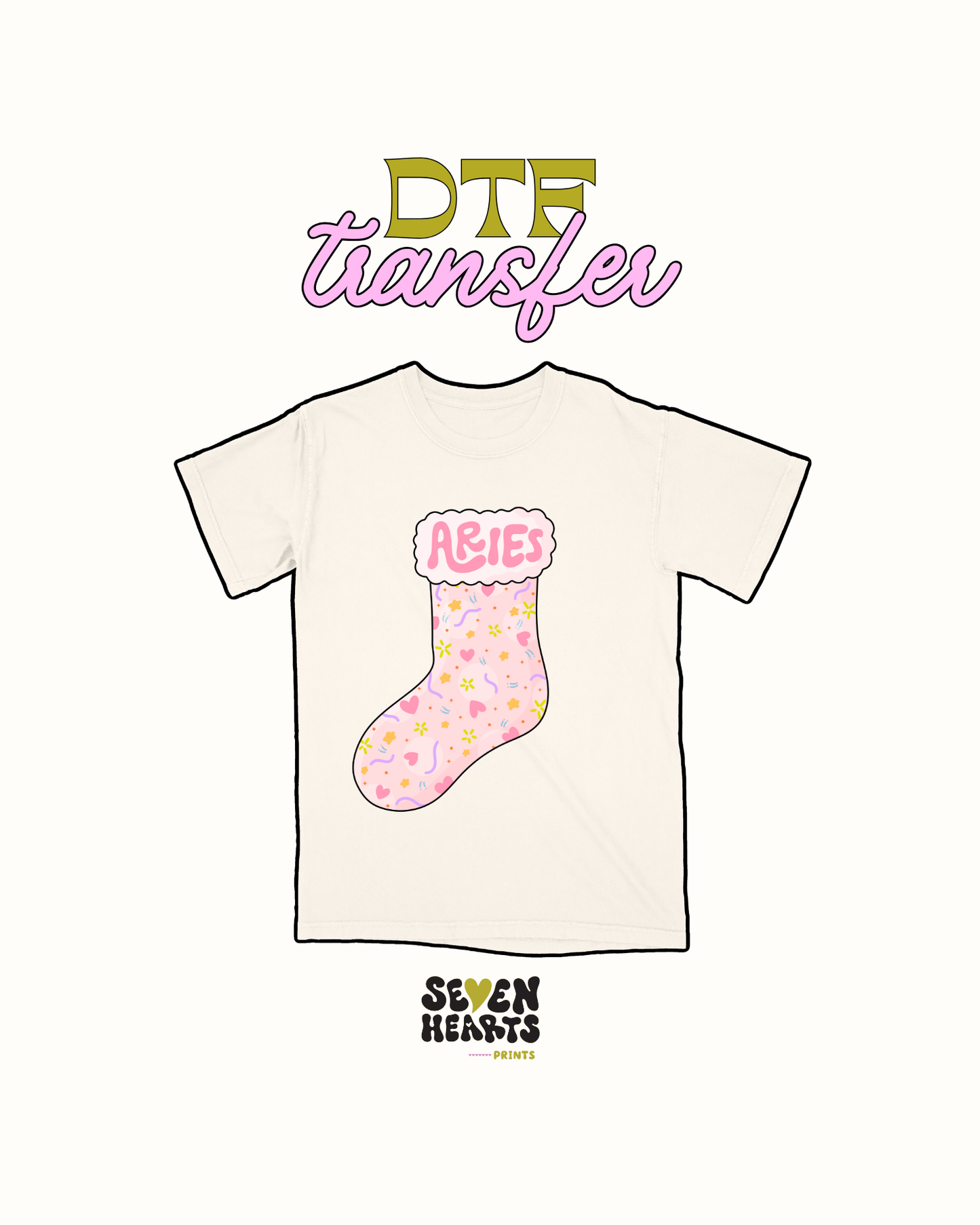 Zodiacs xmas stockings - DTF Transfer