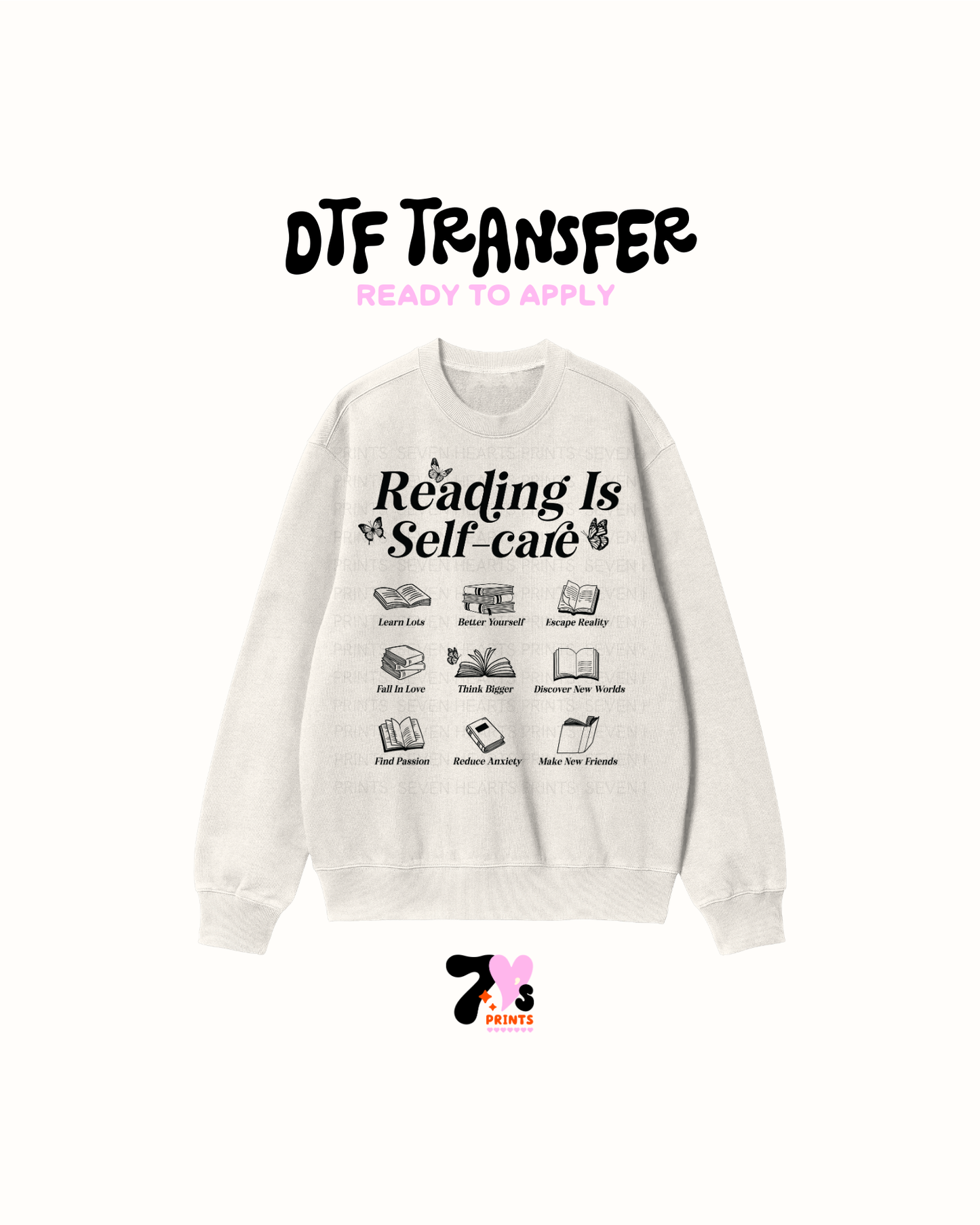 Reading is selfcare- DTF Transfers