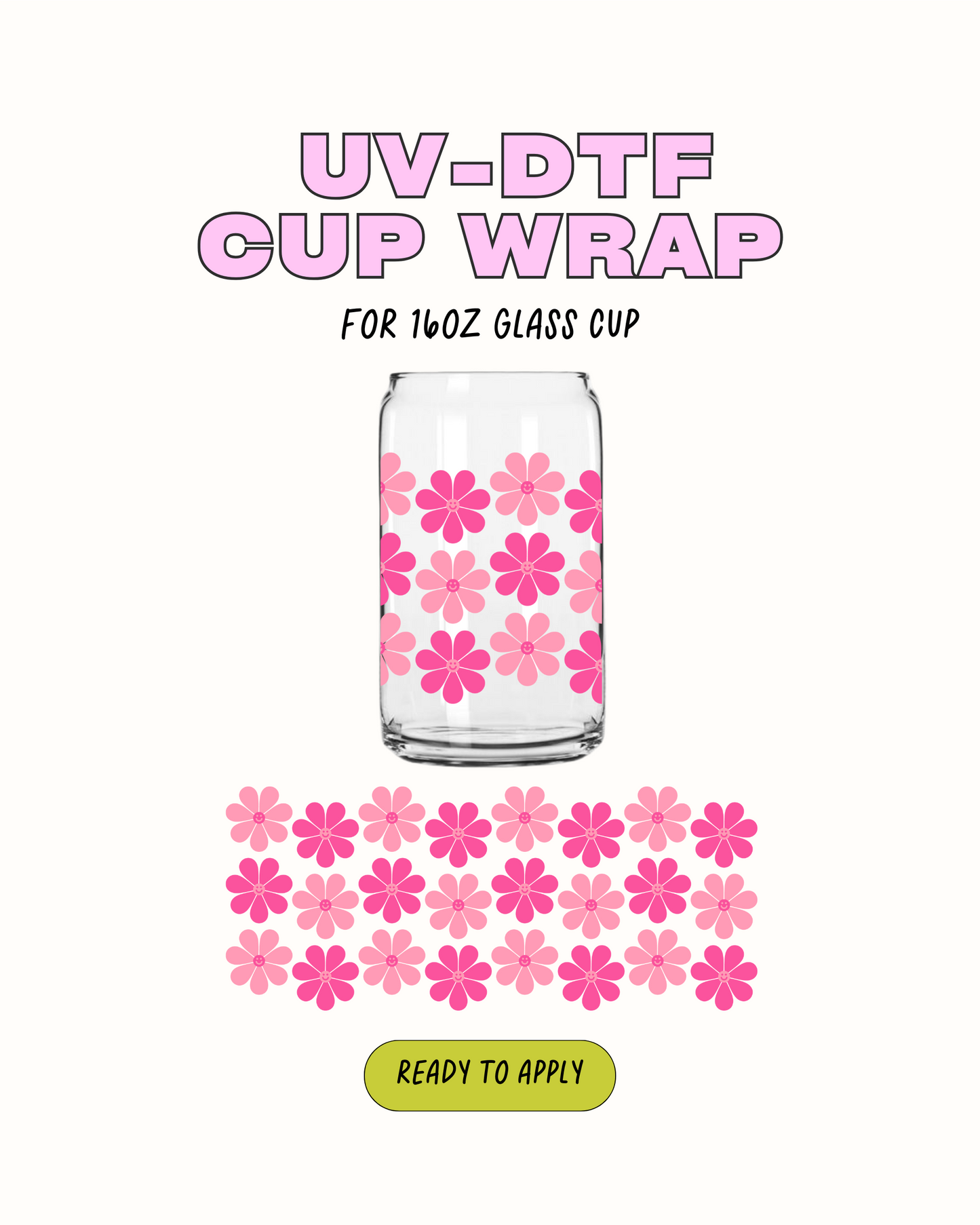 Lindas flores HF - UVDTF