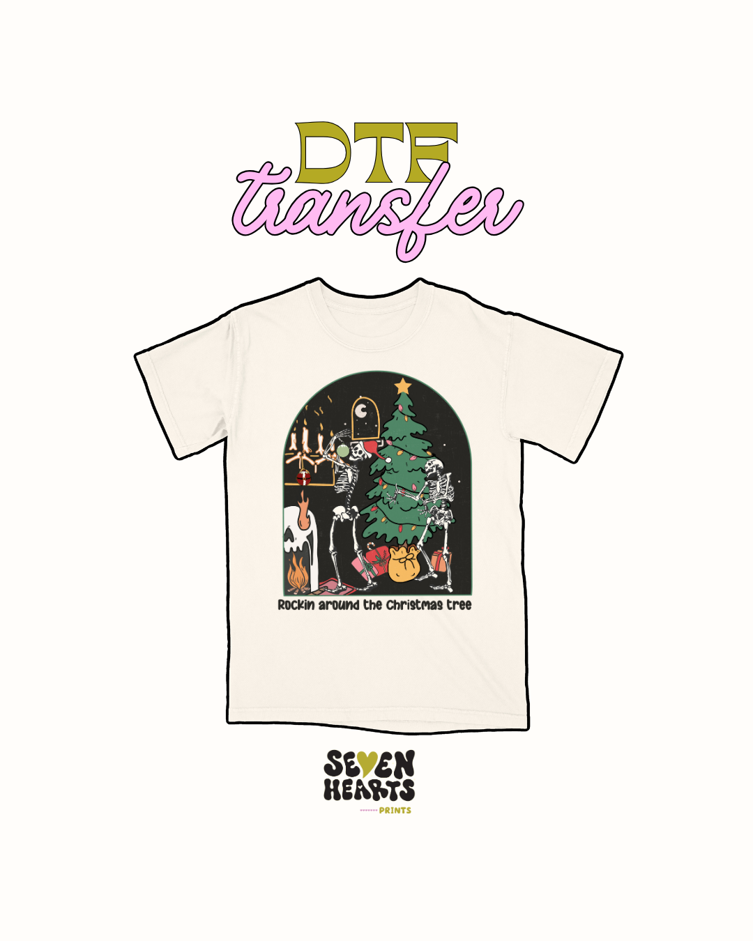 Rocking around the xmas tree - DTF Transfers
