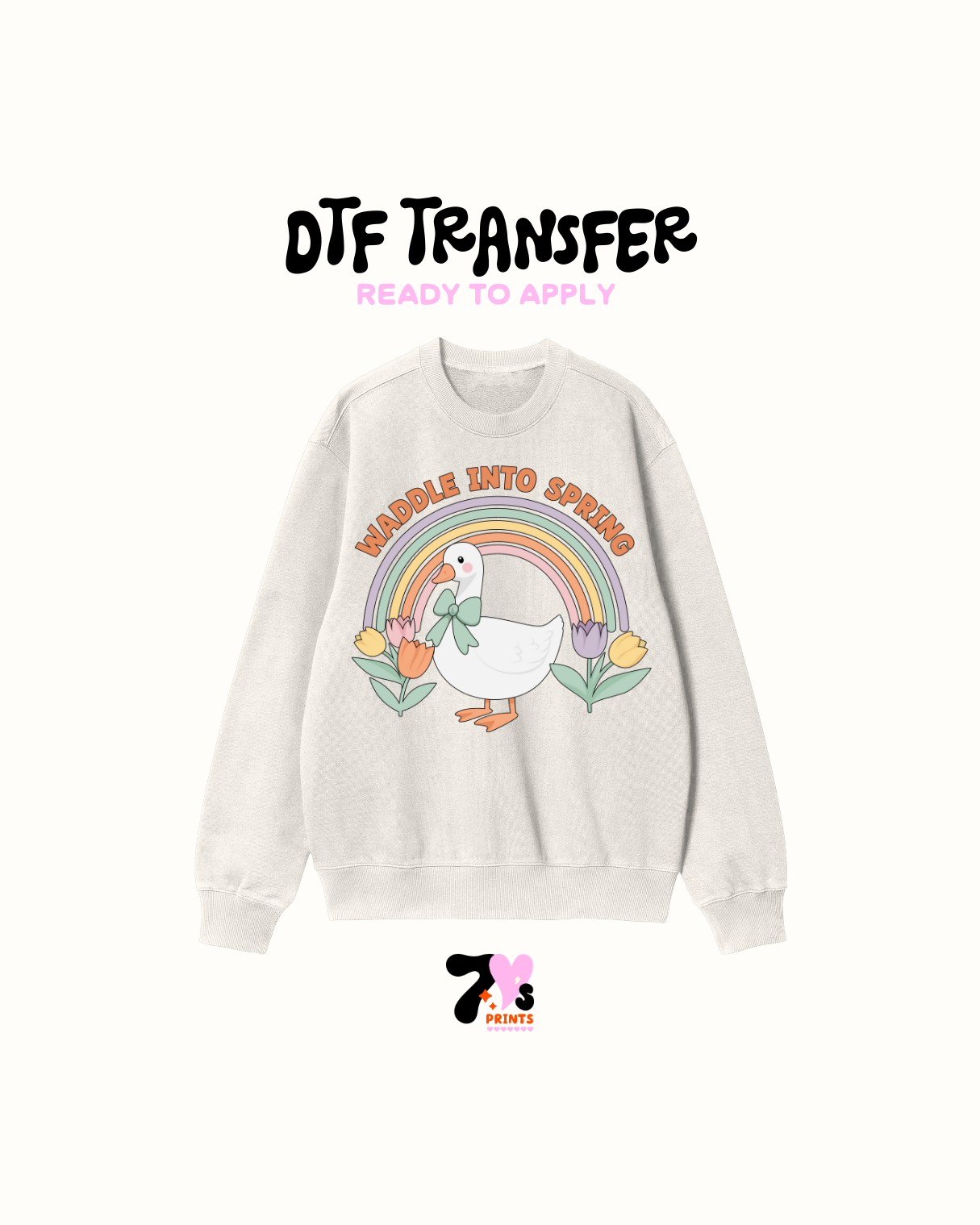 Waddle into spring - DTF Transfers
