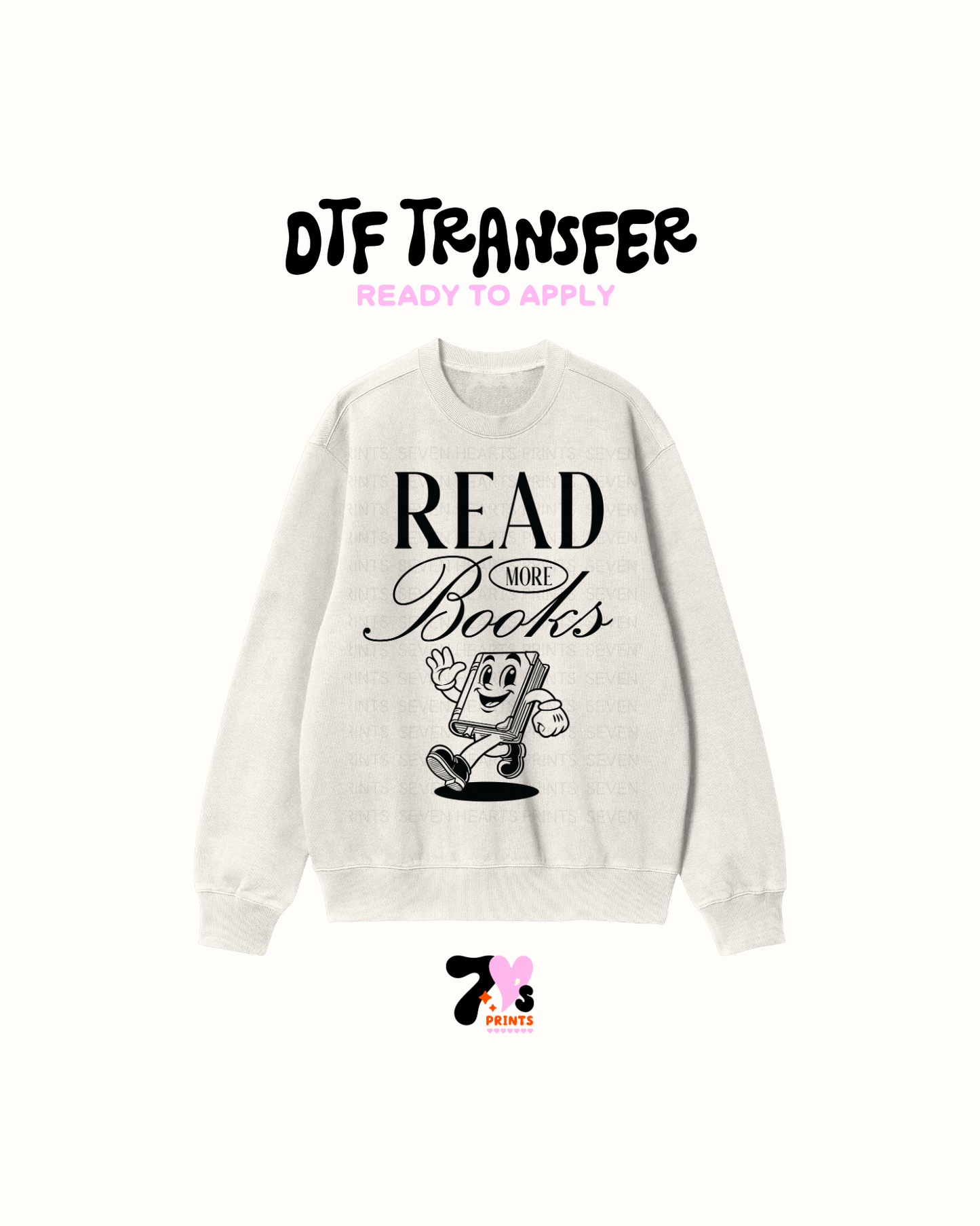 Read more books- DTF Transfers