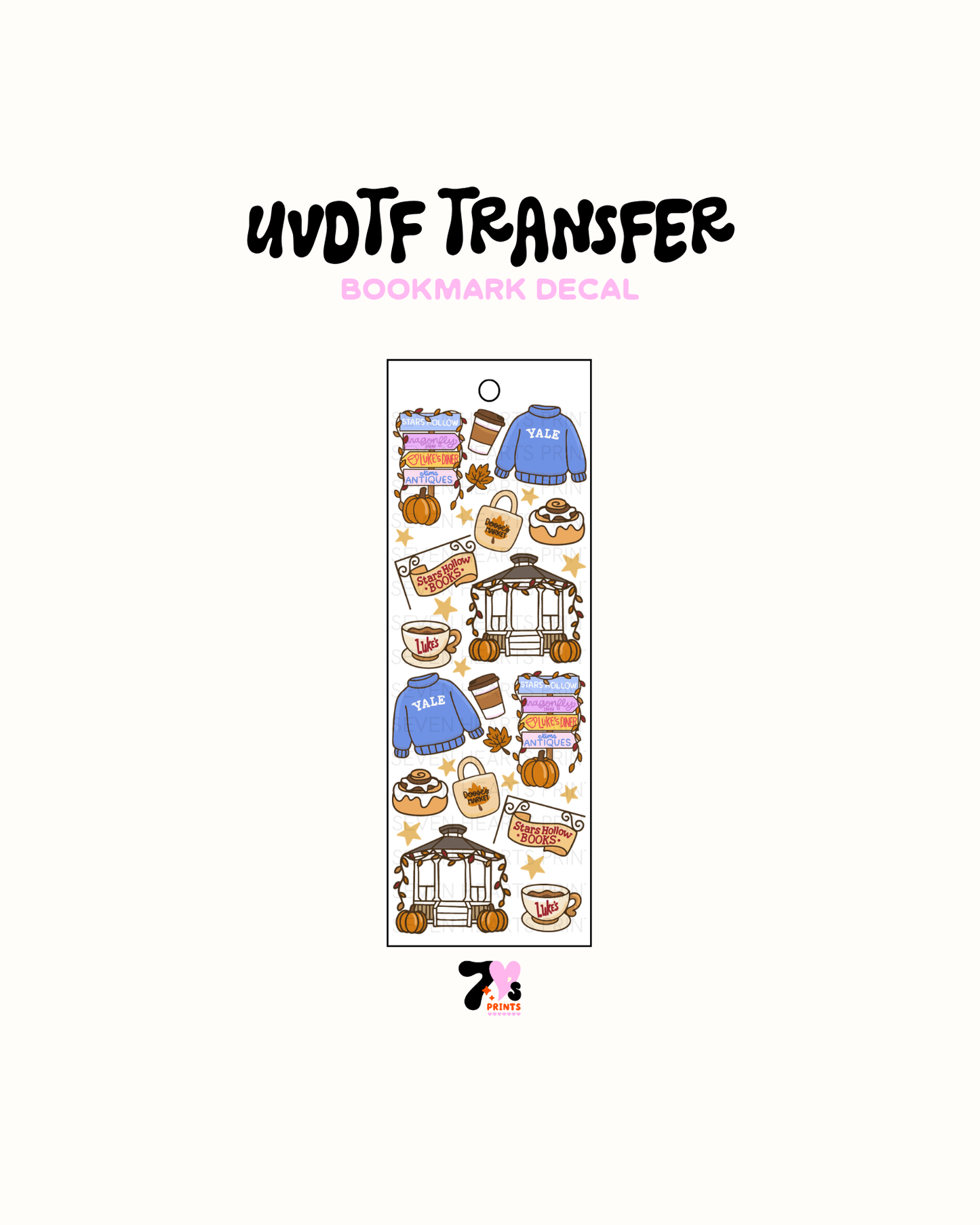 UVDTF Bookmark Decal #341