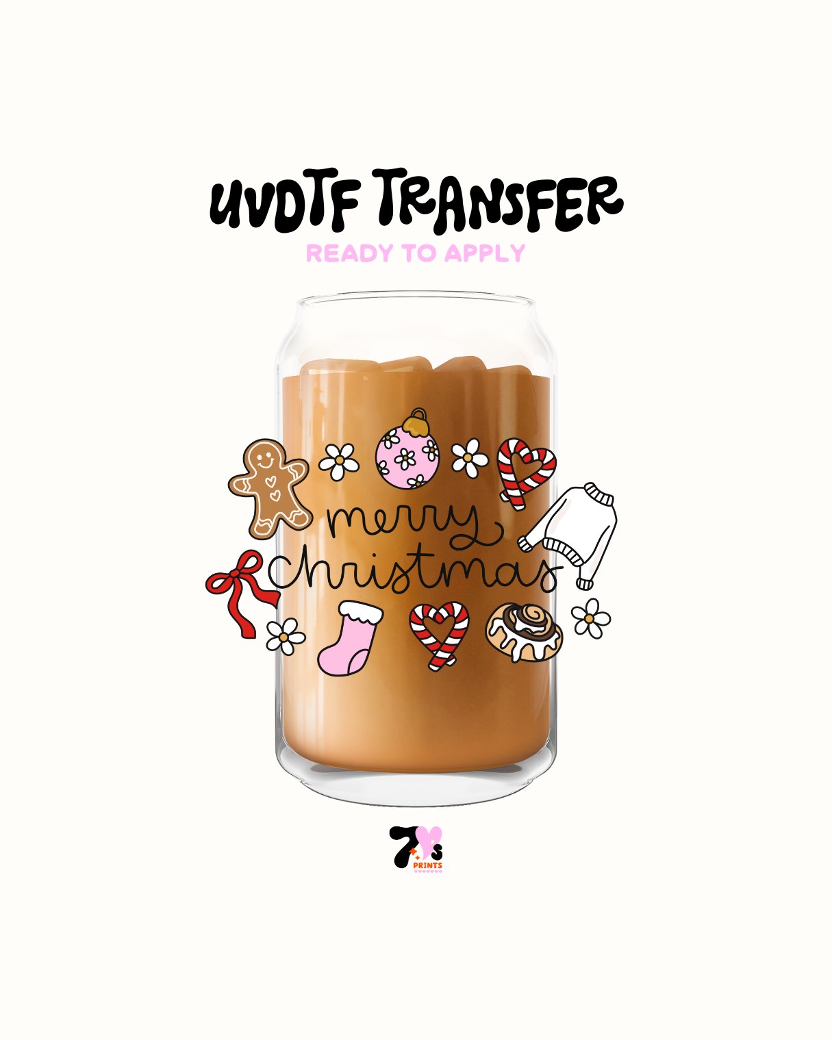 Merry Christmas - UVDTF Decal