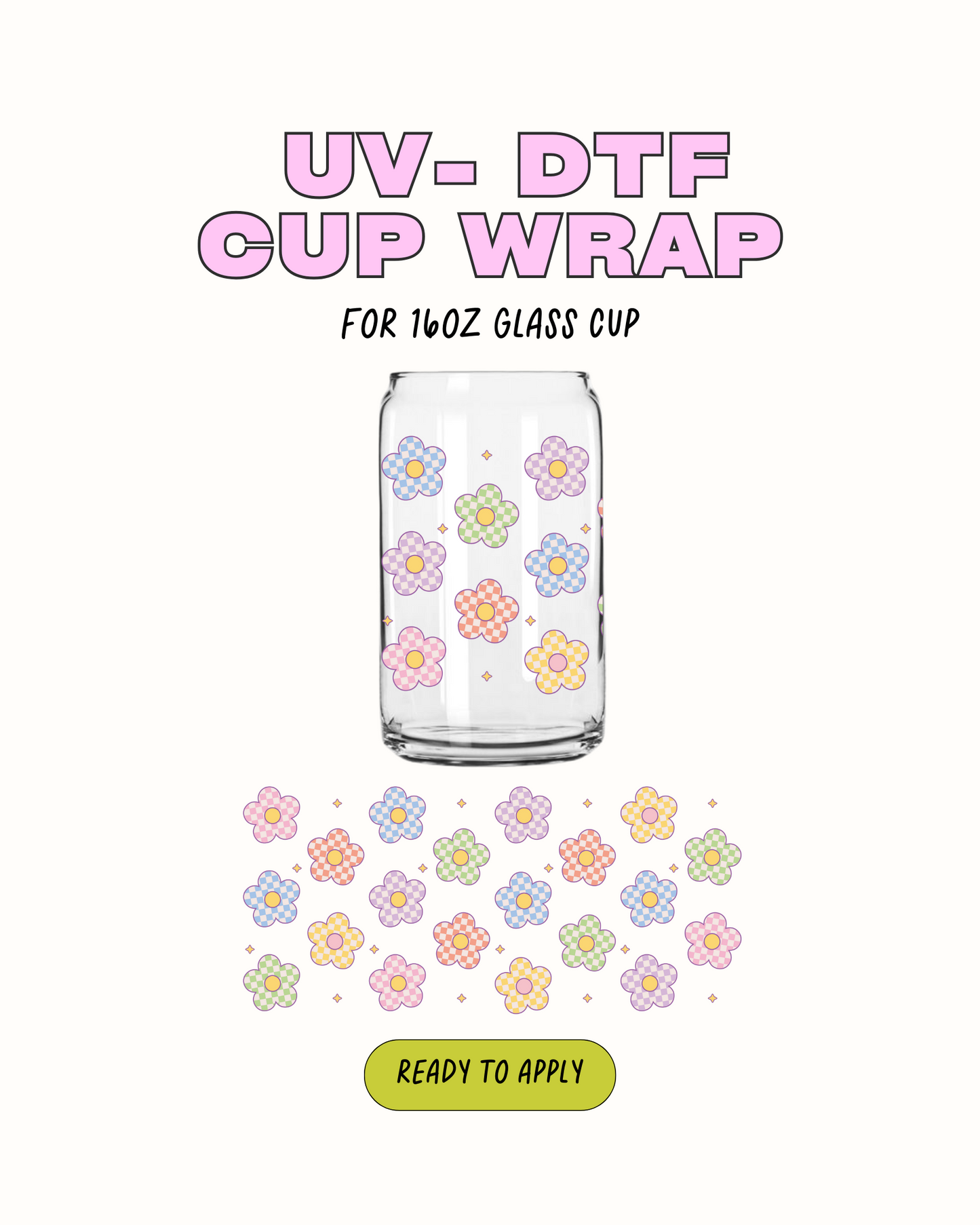 Cute Flowers - UVDTF