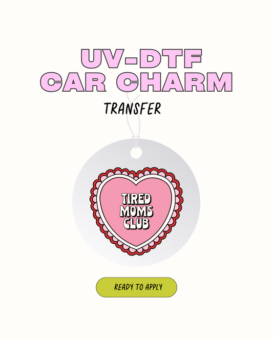Tired mom club - Car Charm Decal