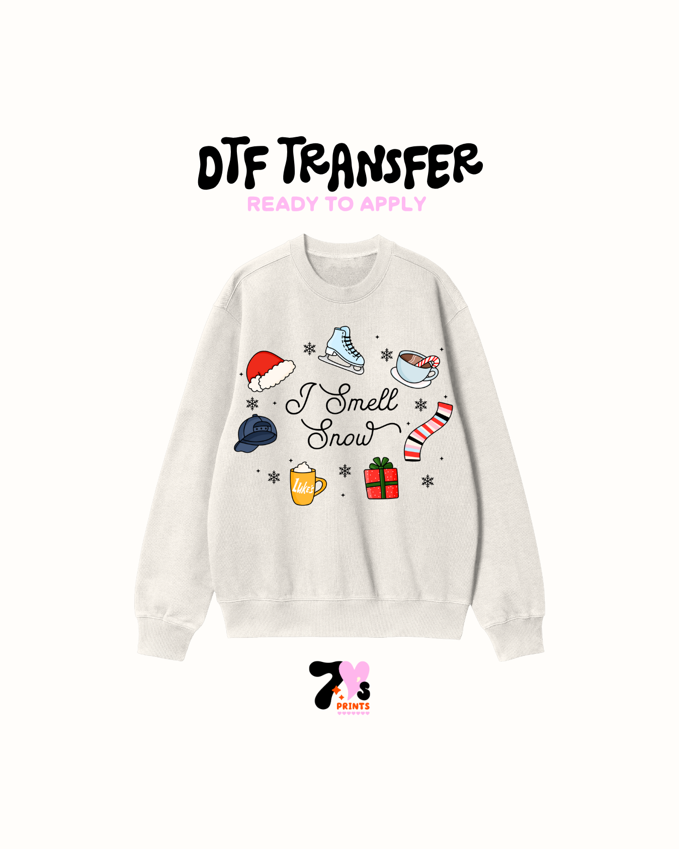 I smell snow - DTF Transfers