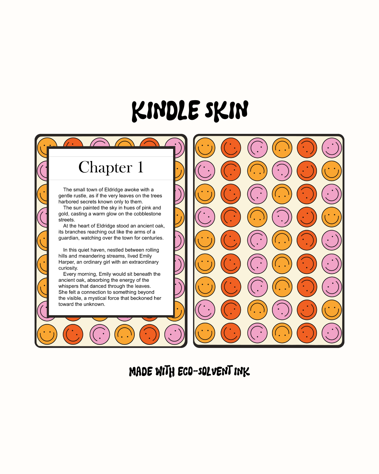 Smiley Face Kindle Skin