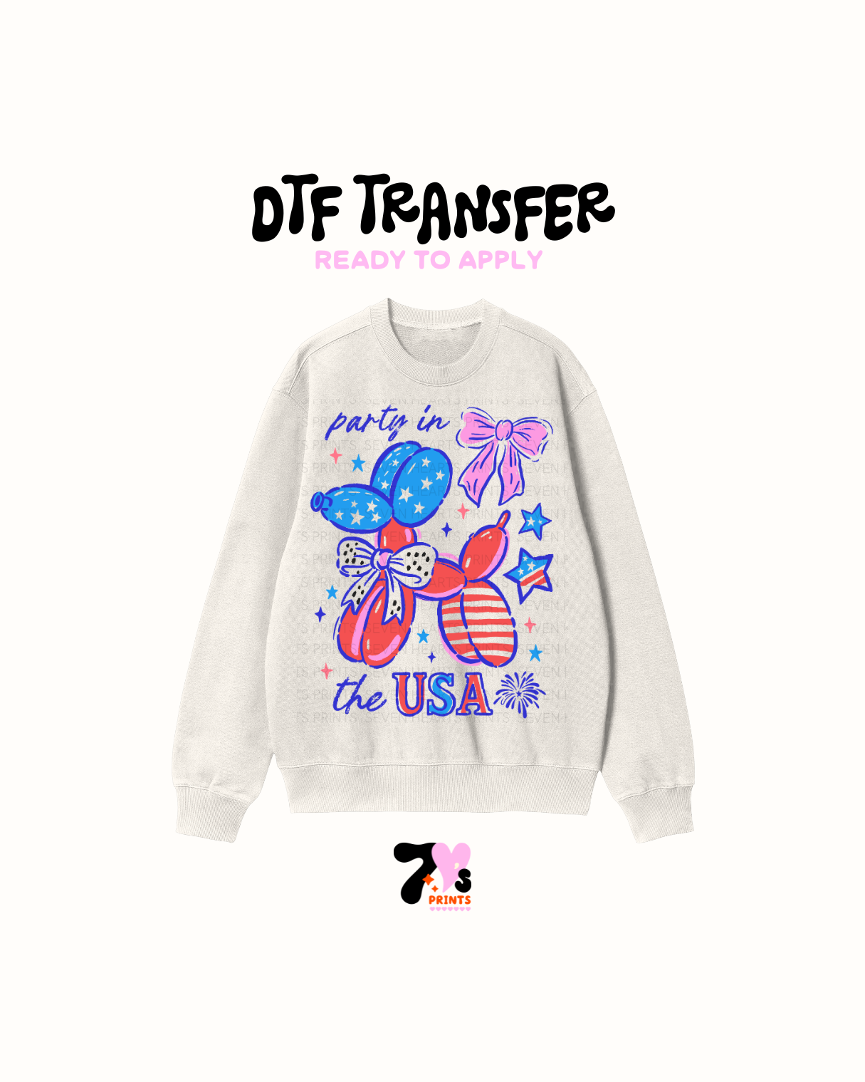 Happy 4th - DTF Transfer