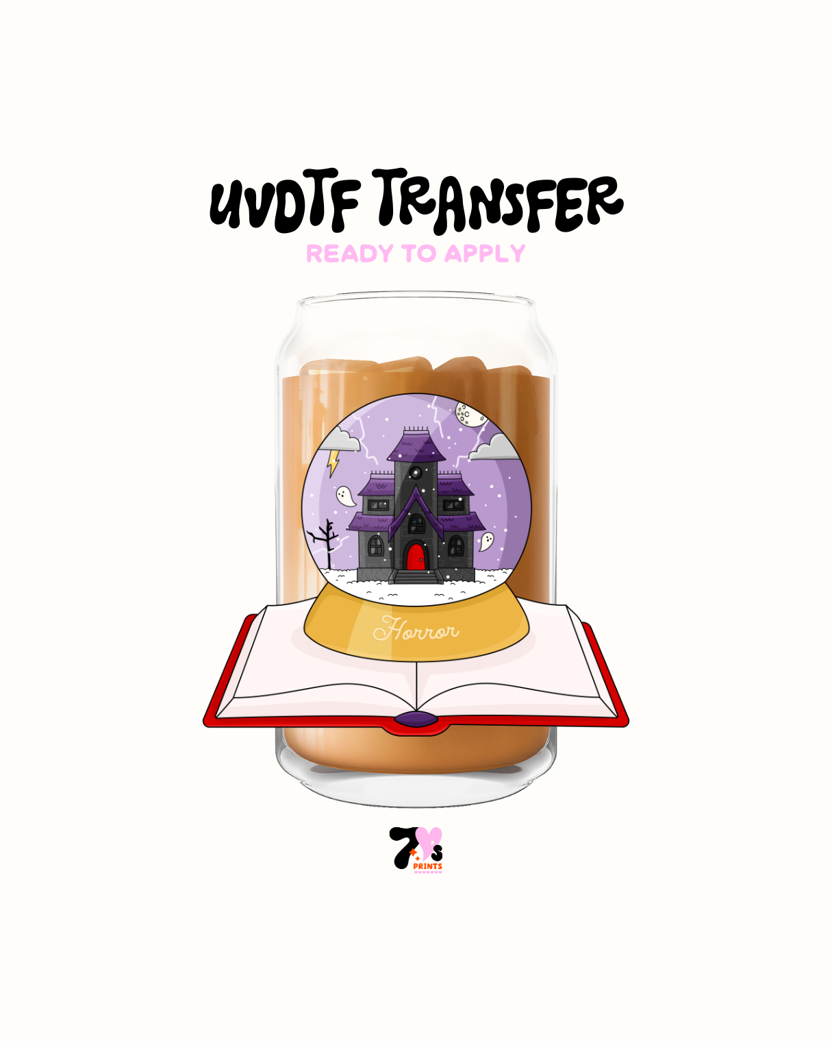 Horror crystal ball- UVDTF Decal