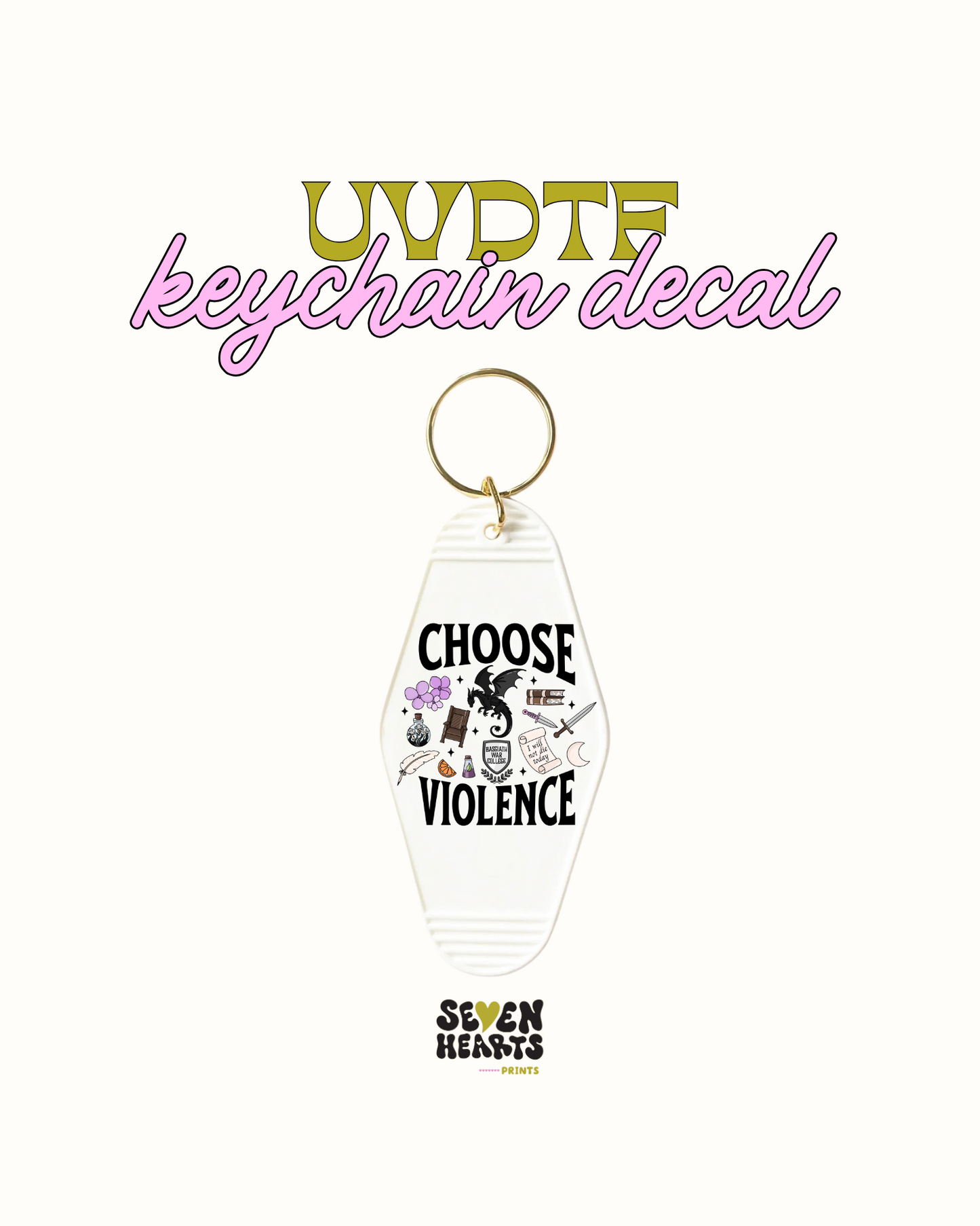 1989 - Juego de 5 calcomanías para llaveros