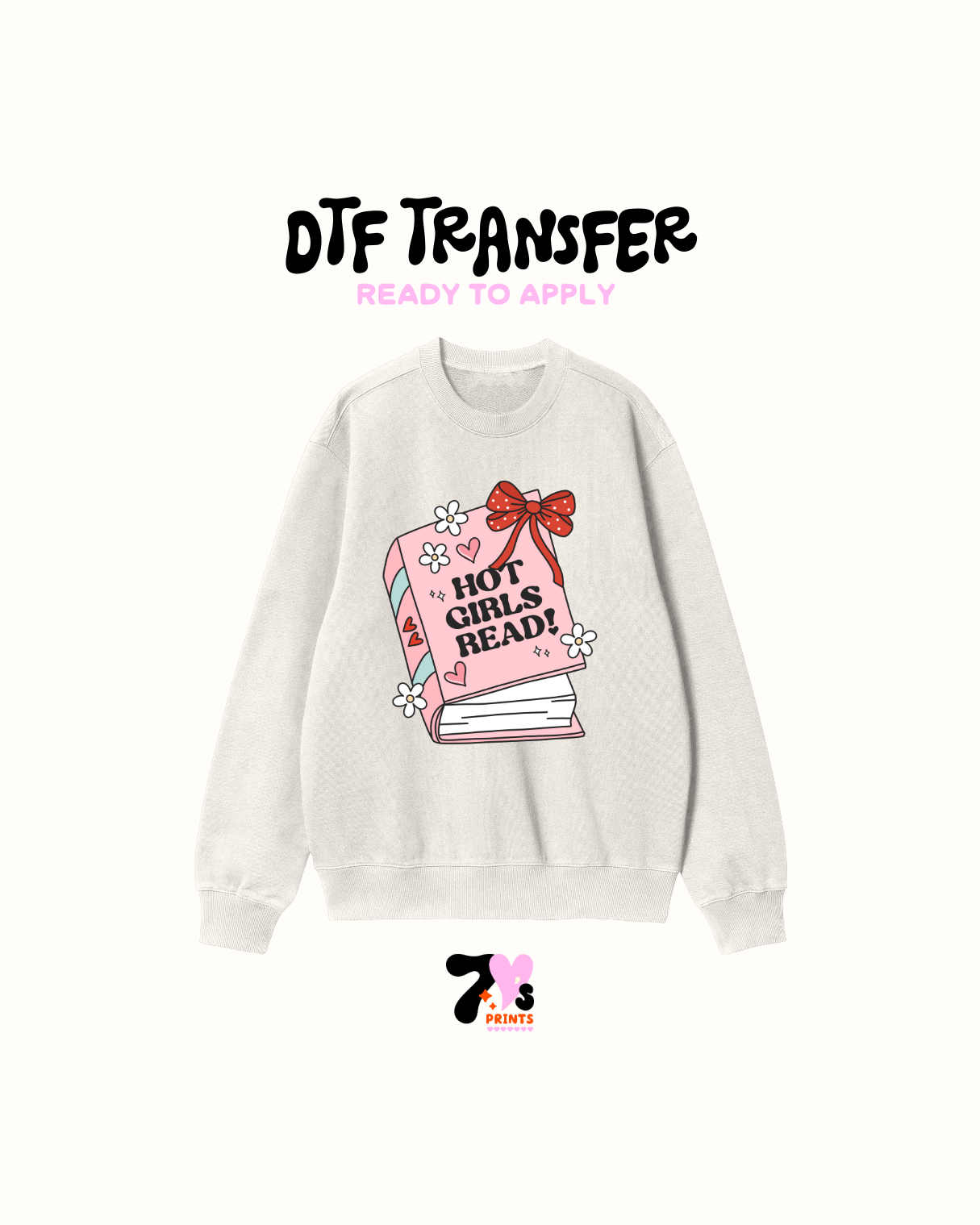 Hot girls Read (bow) - DTF Transfers