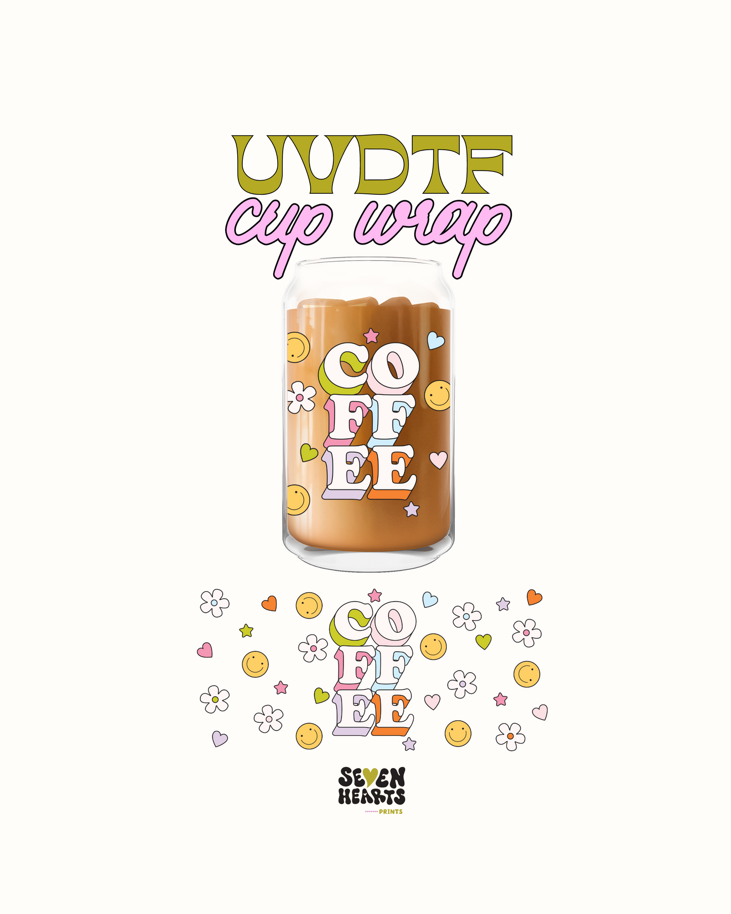 Coffee ad happy faces - UVDTF