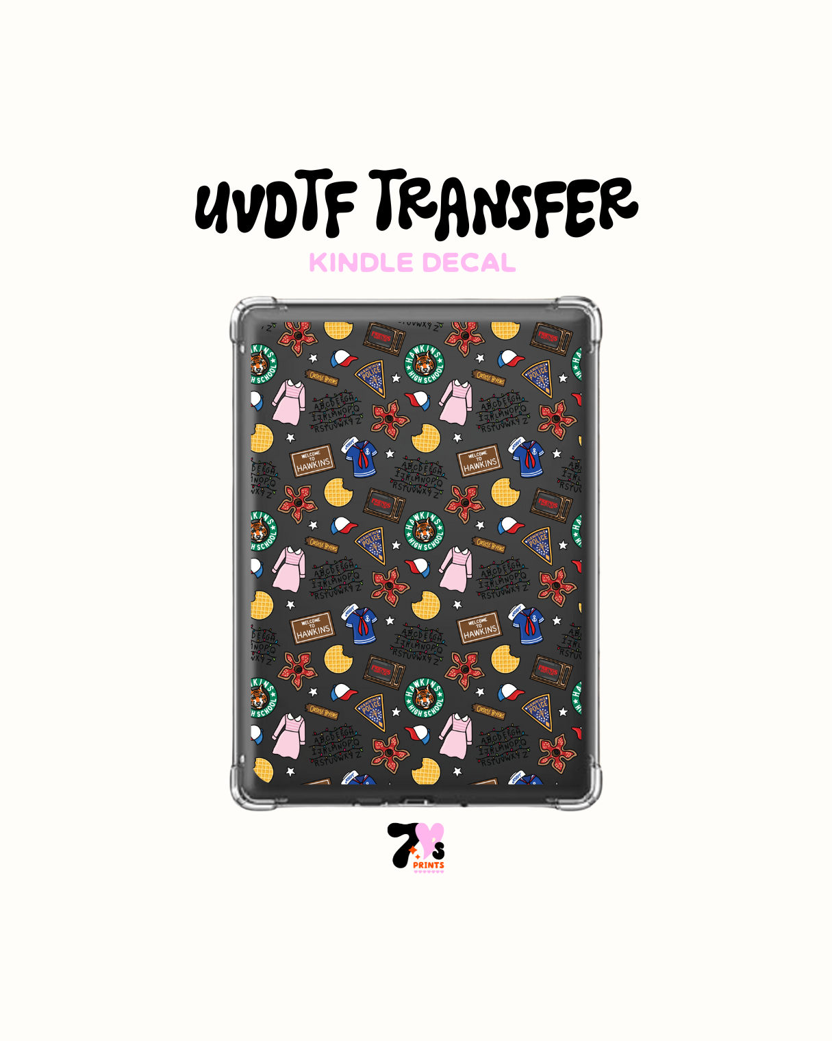 Strangers Things - UVDTF Kindle Decal